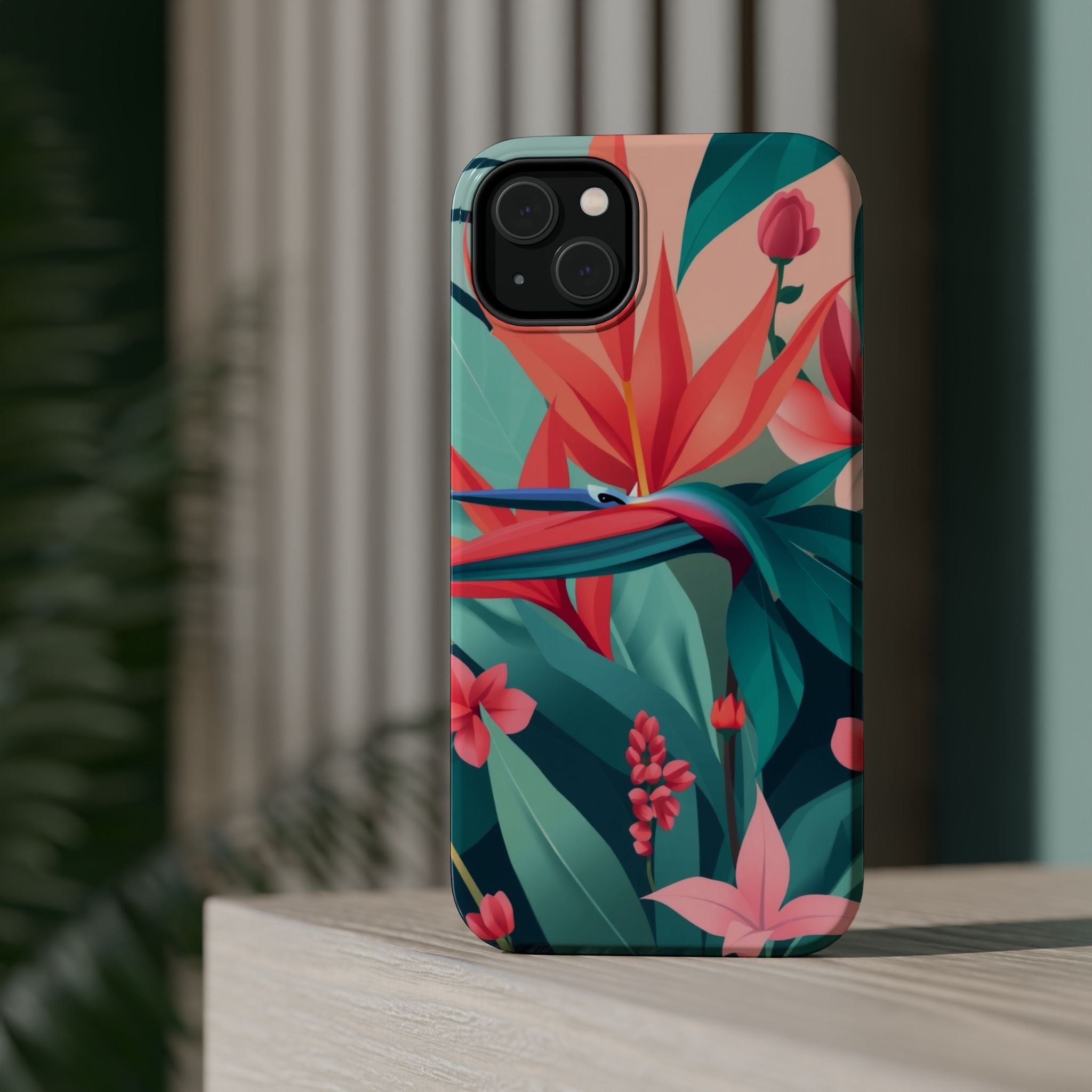 iPhone Jungle Floral Abstract Geometric Slim Everyday iPhone Designer · iPhone C