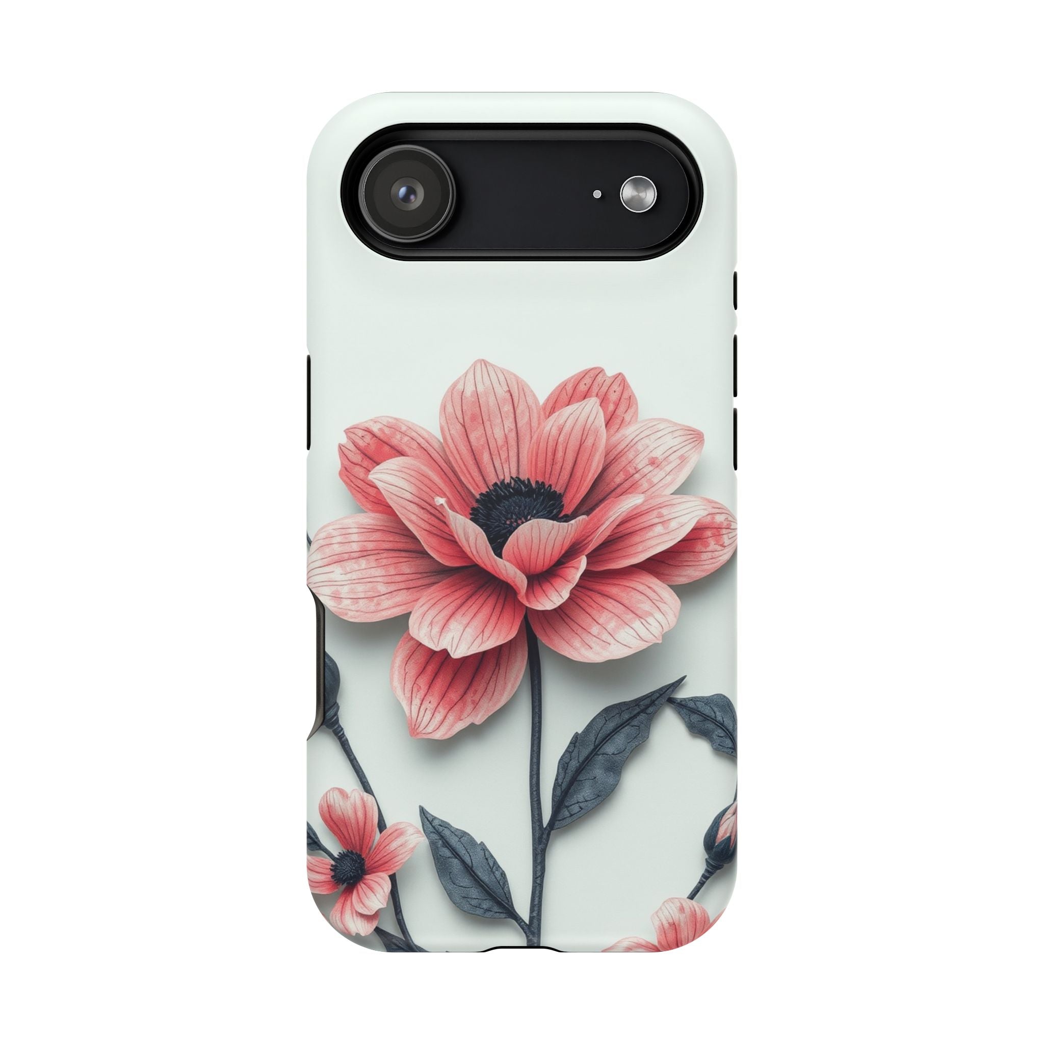 iPhone Dreamy Floral Ink Wash Design Slim Everyday iPhone 12 Designer · iPhone C