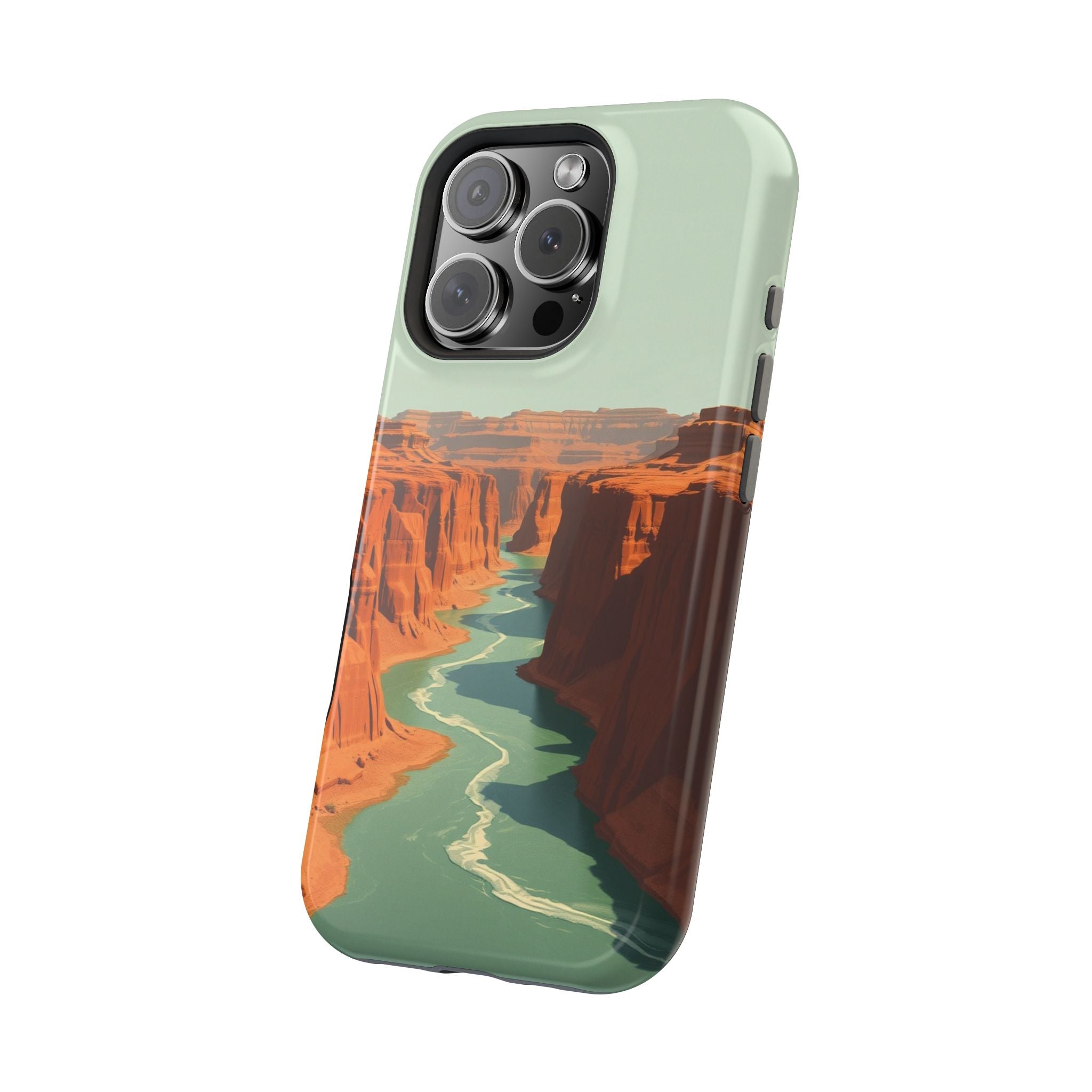 iPhone Burnt Orange And Sand River Canyon Slim iPhone Everyday Designer · iPhone