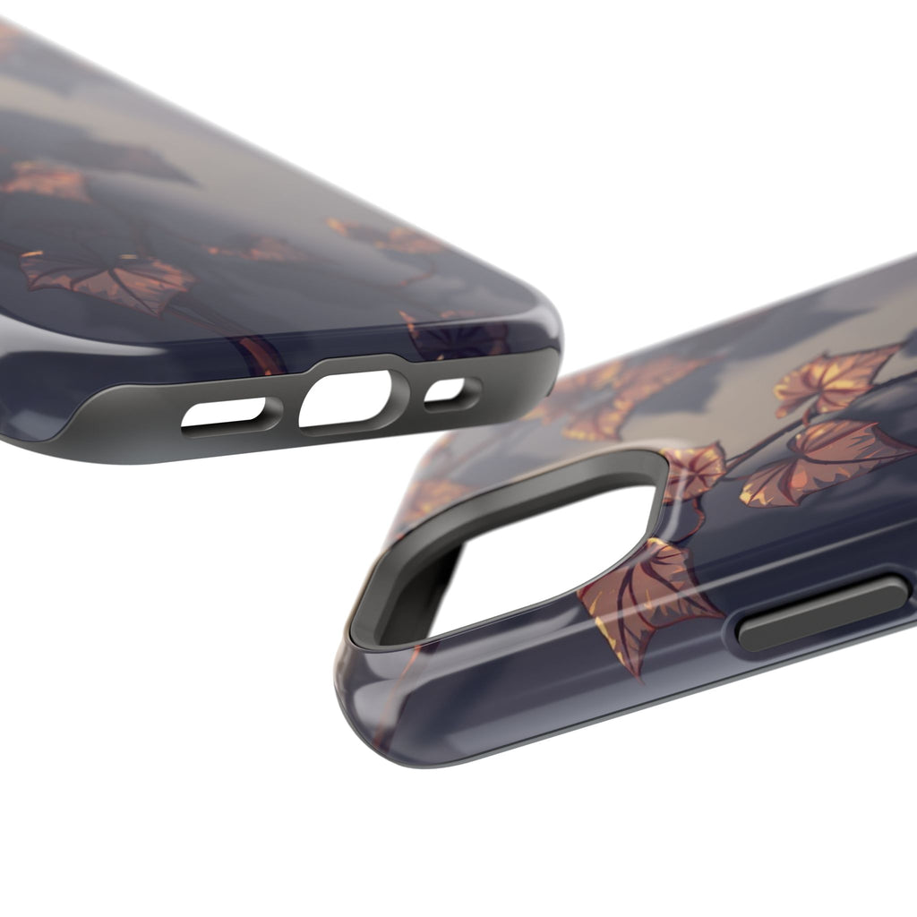 iPhone Charcoal And Copper Art Nouveau Vine Soft iPhone 13 Finish · iPhone Case