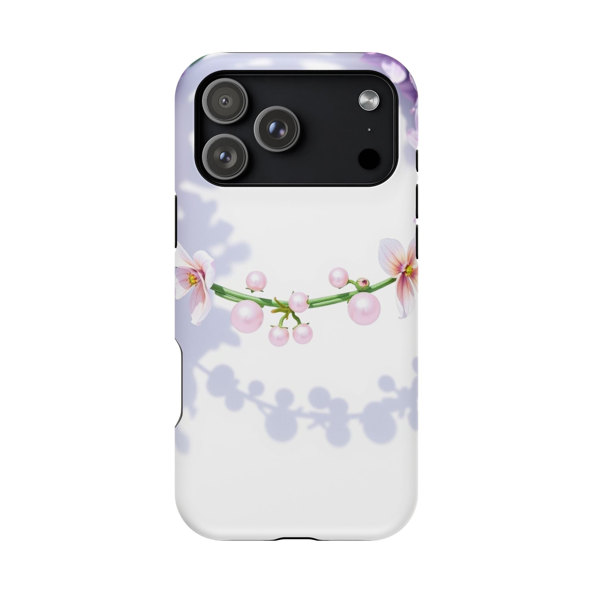 iPhone Vibrant Floral Crown Design Clean Minimal Snap Cas Slim Snap Case · iPhon