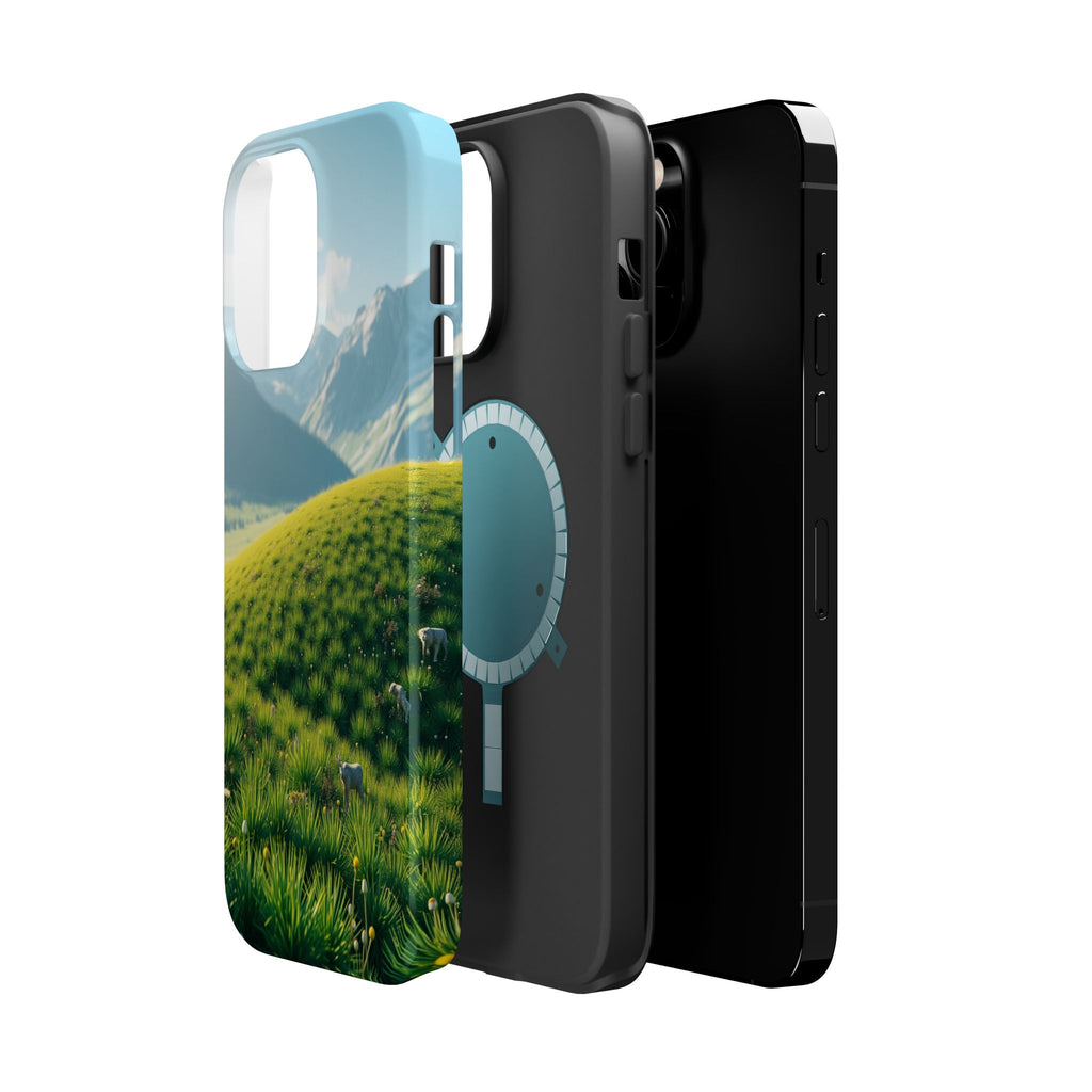 iPhone Vibrant Alpine Meadow Design Slim Everyday Designer Case · iPhone Case