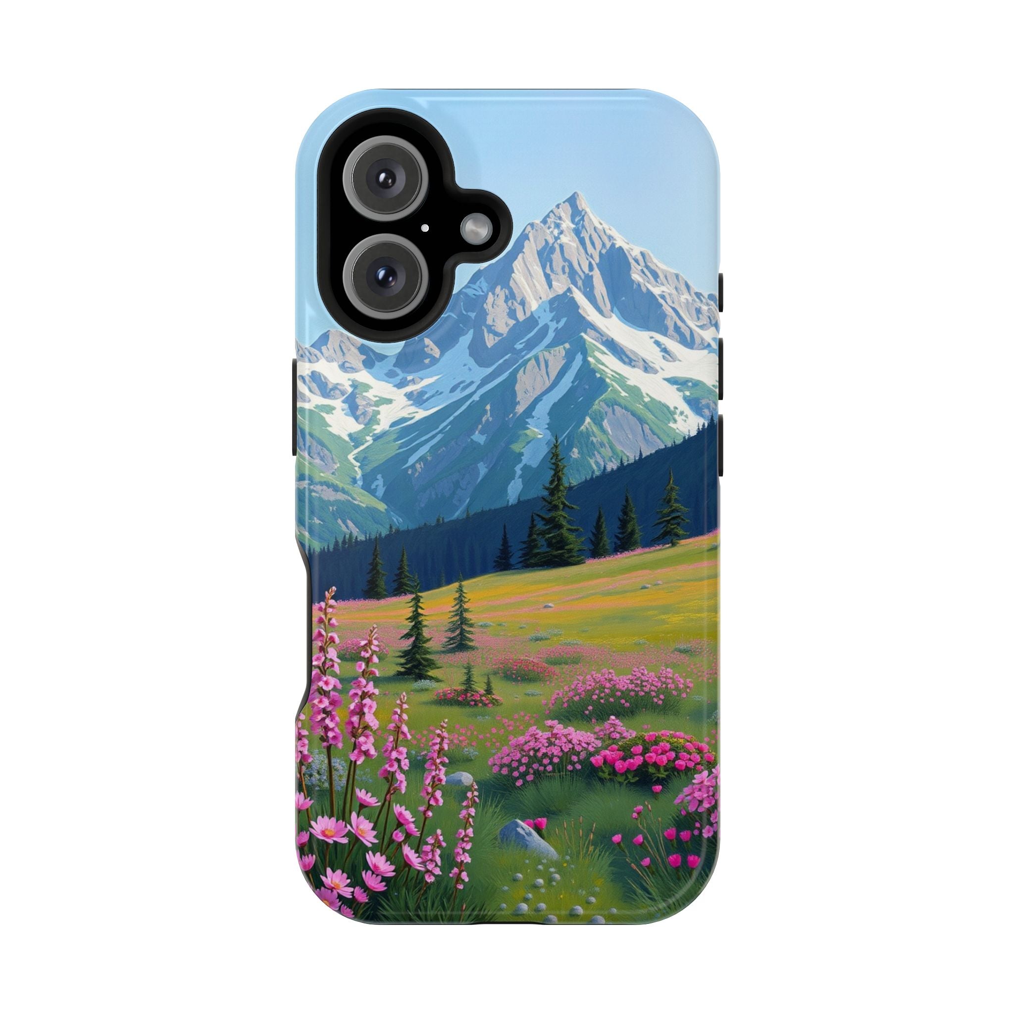 iPhone Earthy Alpine Meadow Design Bold Modern Everyday Snap Case · iPhone Case