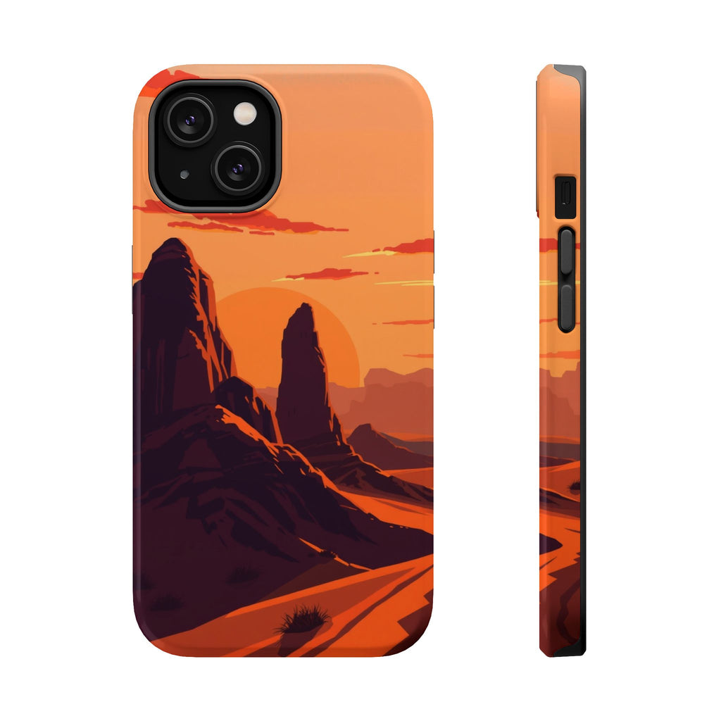 iPhone Vibrant Mesa Sunset Design 13 Slim Everyday Designer Case · iPhone Case
