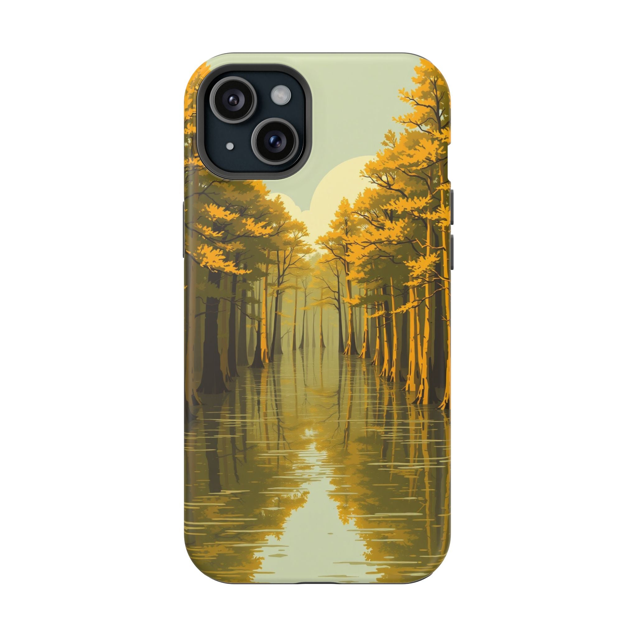iPhone Cypress Swamp Enchanted Art Bold Modern Everyday Snap Case · iPhone Case