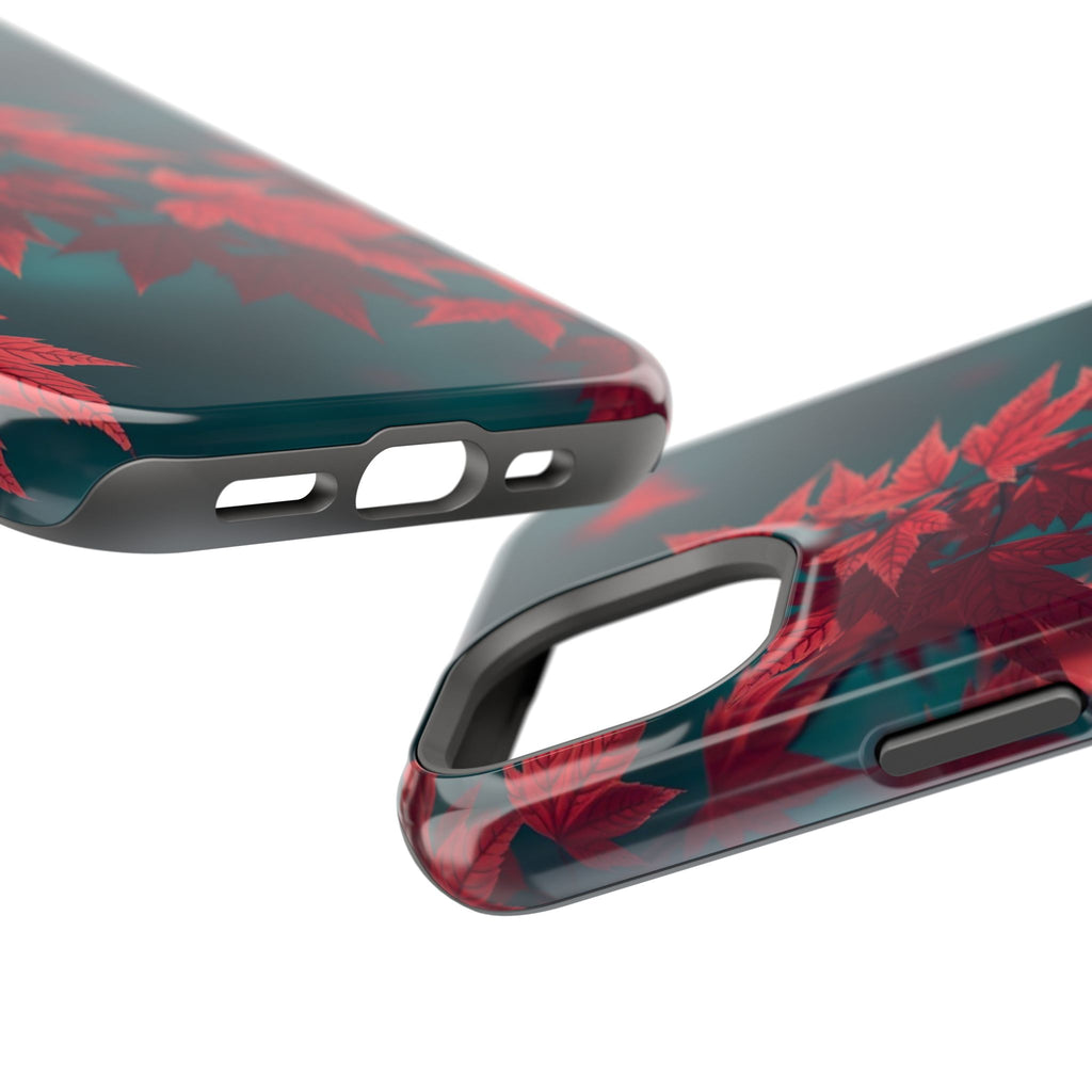 iPhone Autumn Maple Dark Academia Bold Modern Everyday Snap Case · iPhone Case