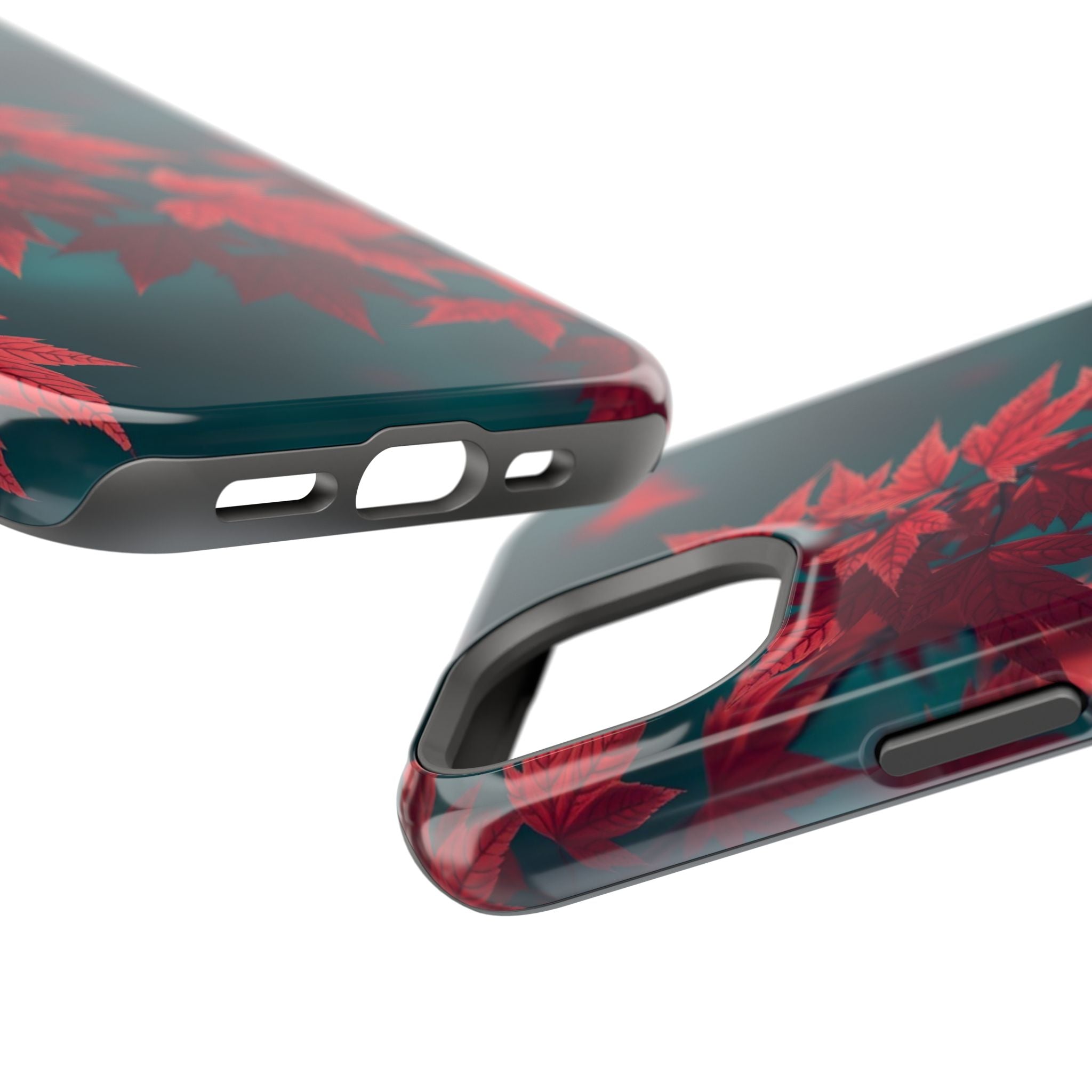 iPhone Autumn Maple Dark Academia Bold Modern Everyday Snap Case · iPhone Case
