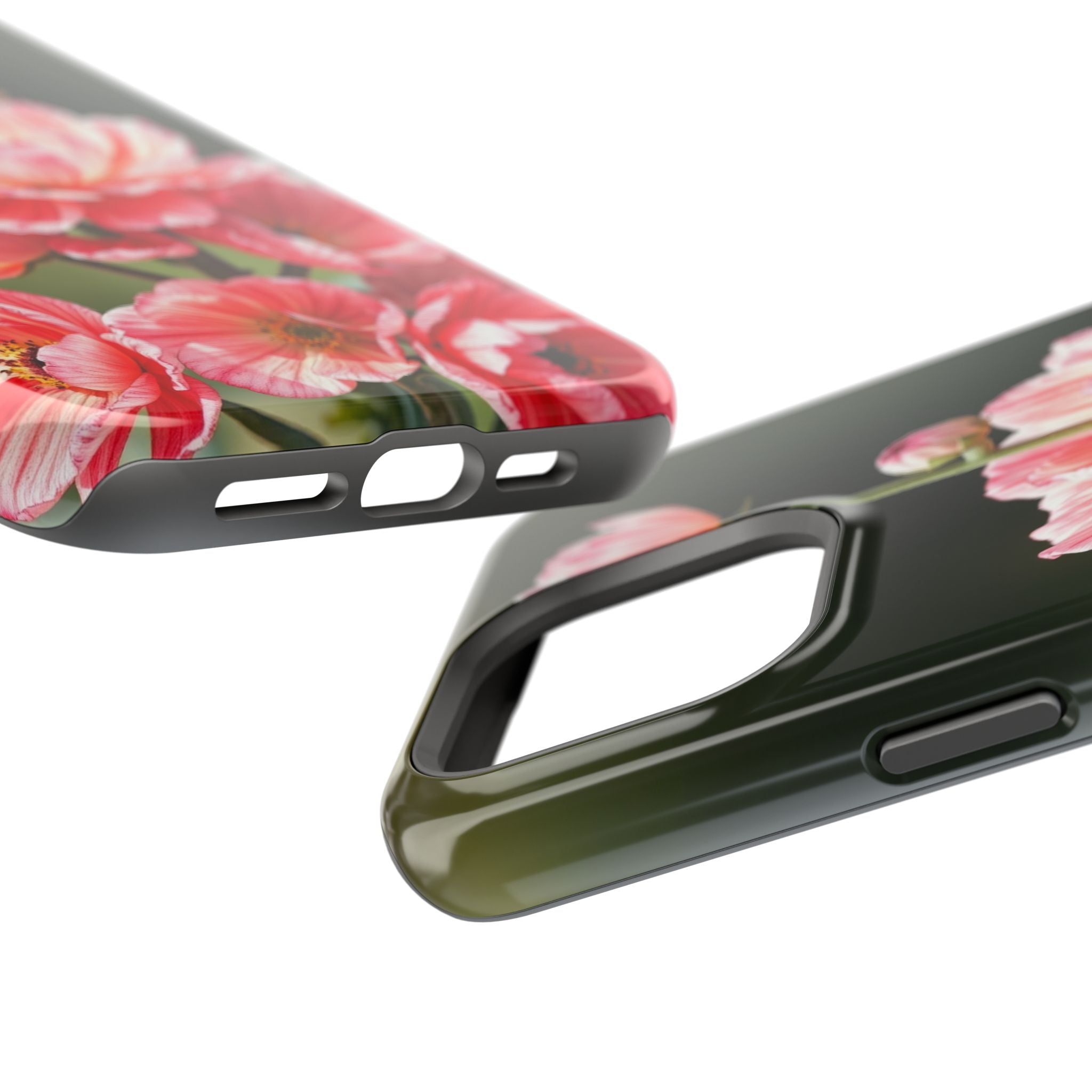 iPhone Ranunculus Stack Vibrant Watercolor Slim Snap Case · iPhone Case