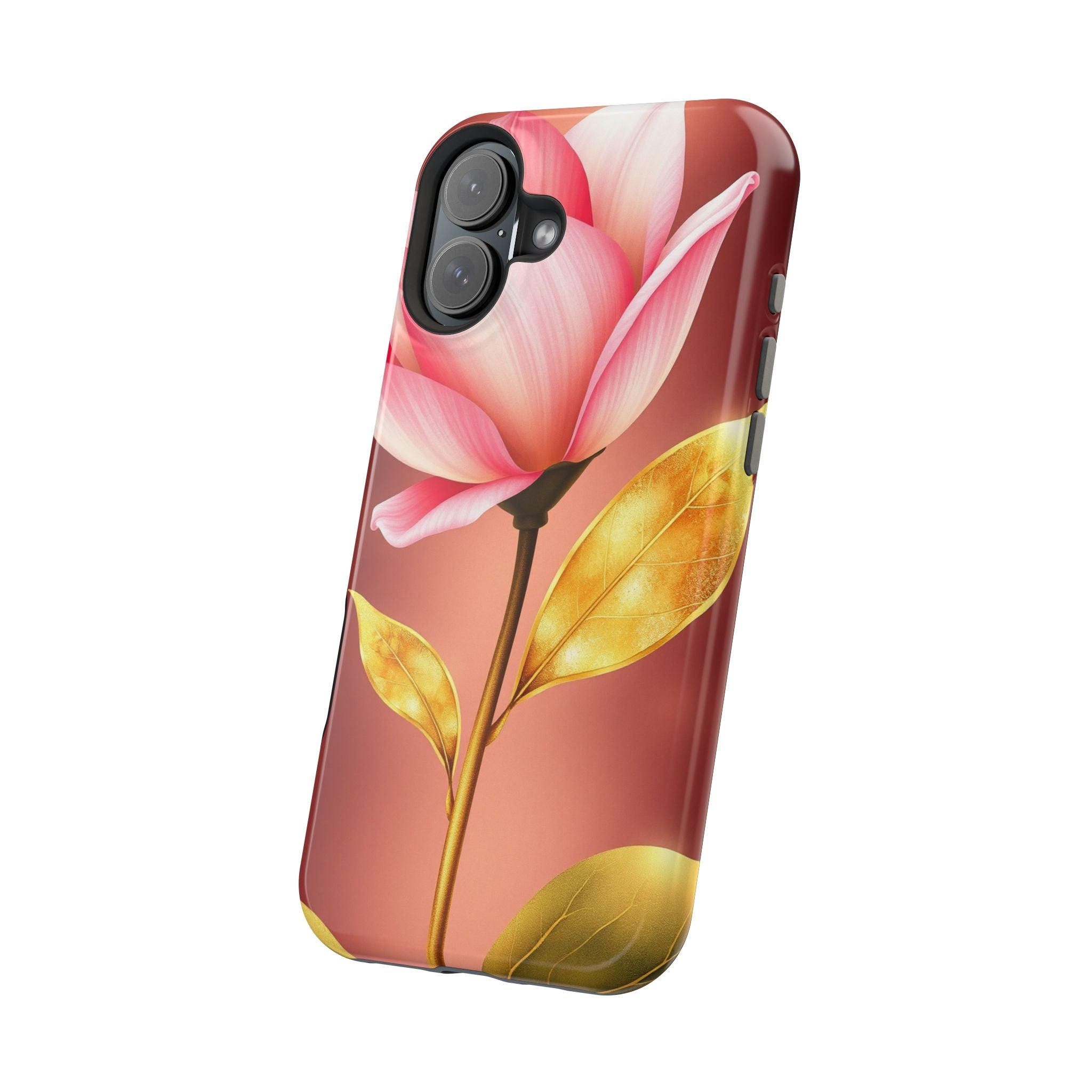 iPhone Dreamy Bloom and Leaf Design 14 Slim Everyday Designer Case · iPhone Case