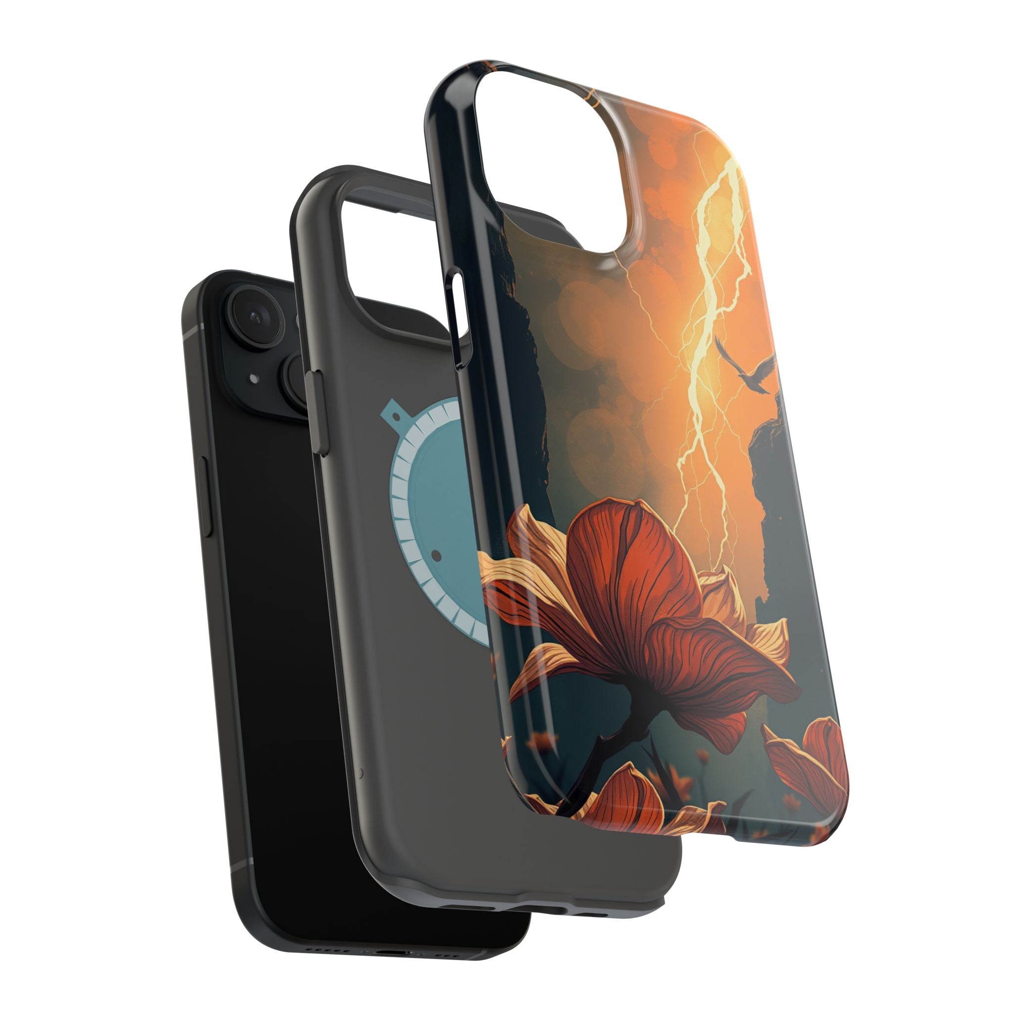 iPhone Vibrant Petal Storm Design Bold Modern Everyday Snap Case · iPhone Case