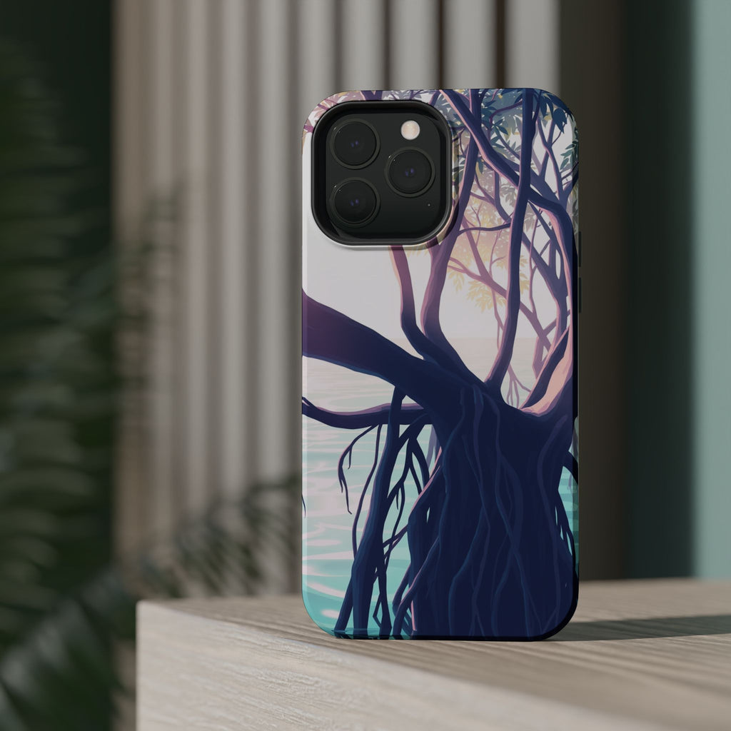 iPhone Mangrove Roots Holographic Iridescent Slim iPhone Everyday · iPhone Case