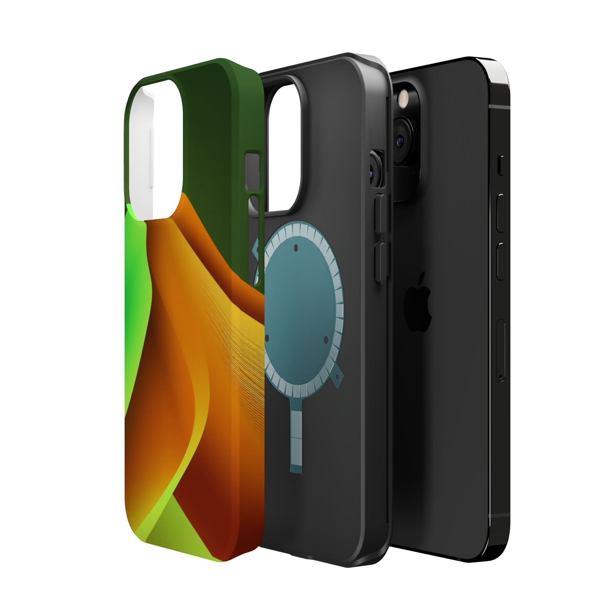 iPhone Emerald Green And Gold Desert Dunes Slim iPhone Everyday · iPhone Case