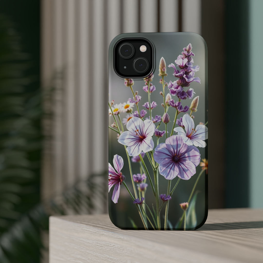 iPhone Wildflower Bunch Enchanted Art Slim Everyday Designer Case · iPhone Case