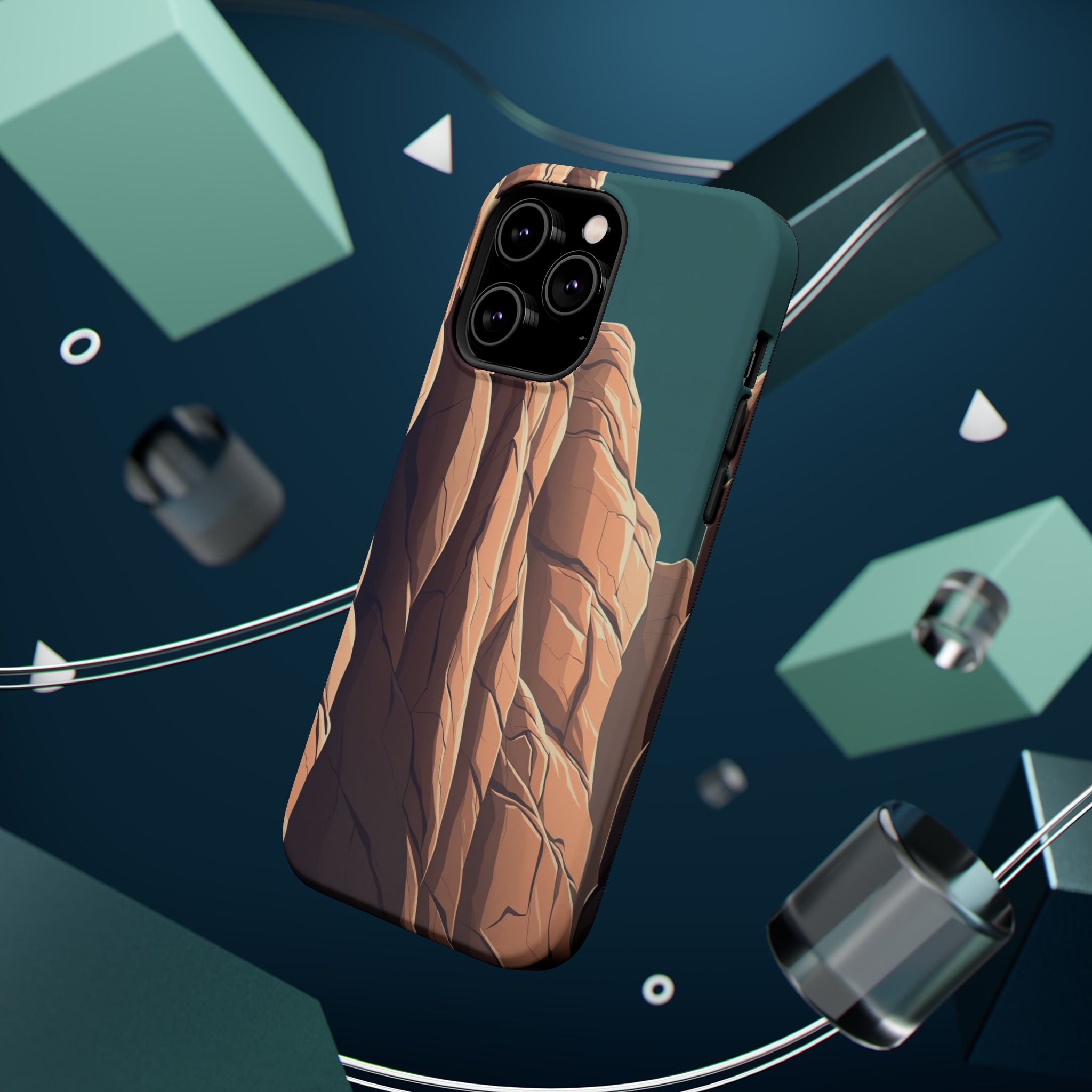 iPhone Canyon Wall Dark Academia Bold Modern Everyday Snap Case · iPhone Case