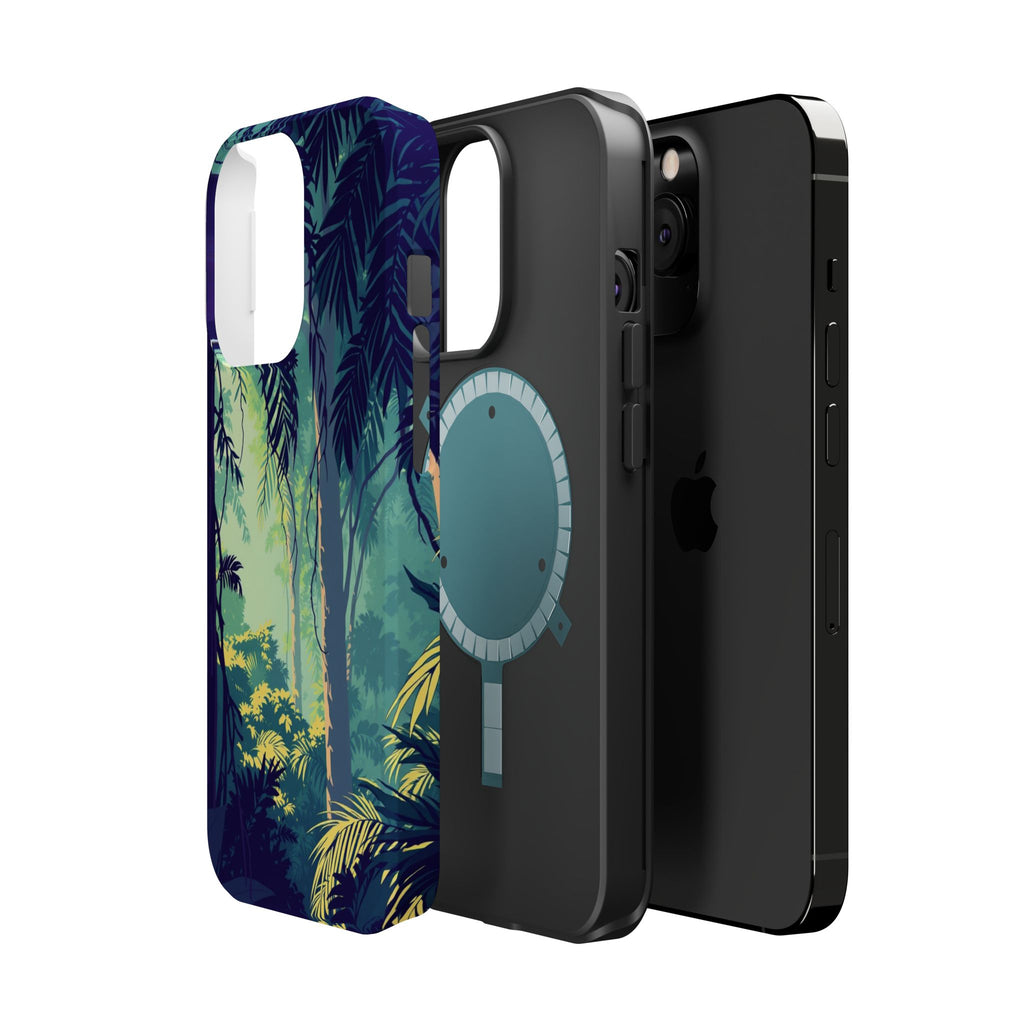 iPhone Mint And Blush Rainforest Canopy Slim Everyday iPhone Designer · iPhone C