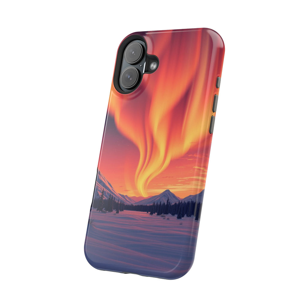 iPhone Sunset Amber And Peach Northern Lights Slim iPhone Everyday · iPhone Case