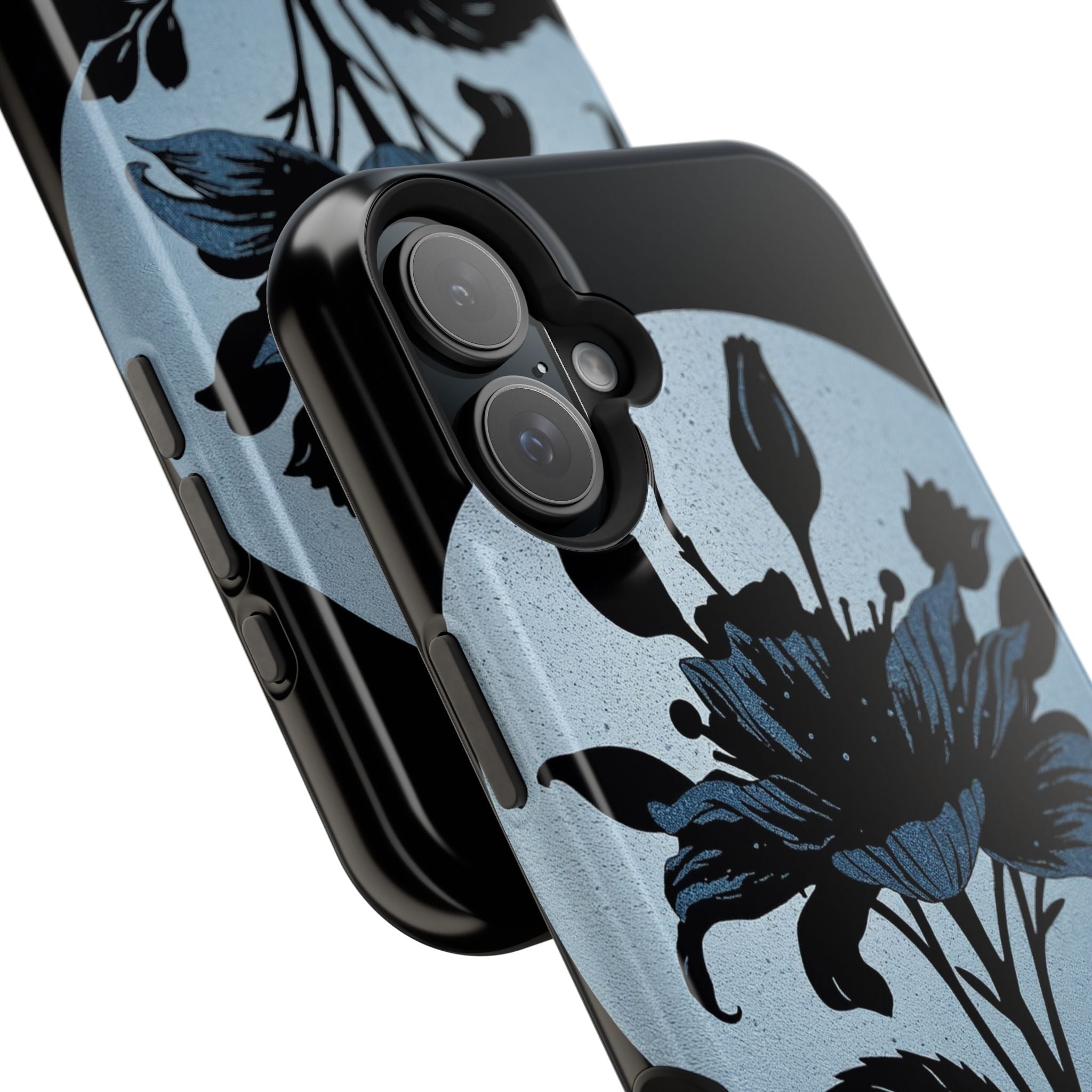 iPhone Radiant Floral Silhouette Design Slim Everyday Designer Case · iPhone Cas