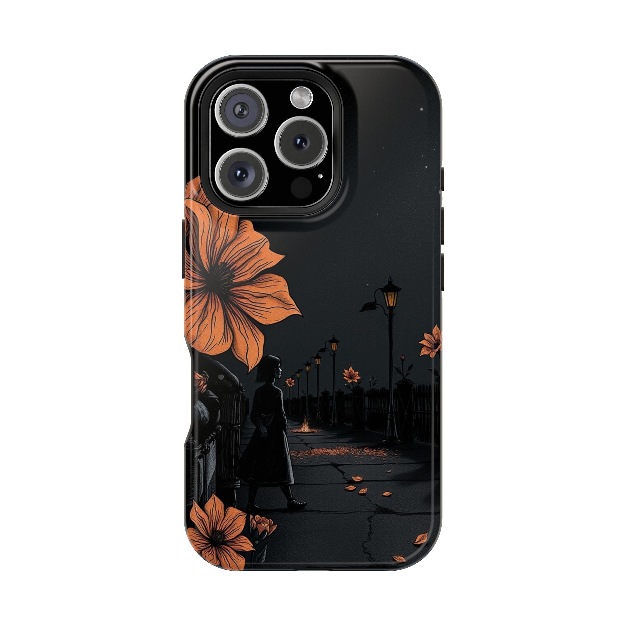 iPhone Night Bloomer Electric Art Bold Modern Everyday Snap Case · iPhone Case