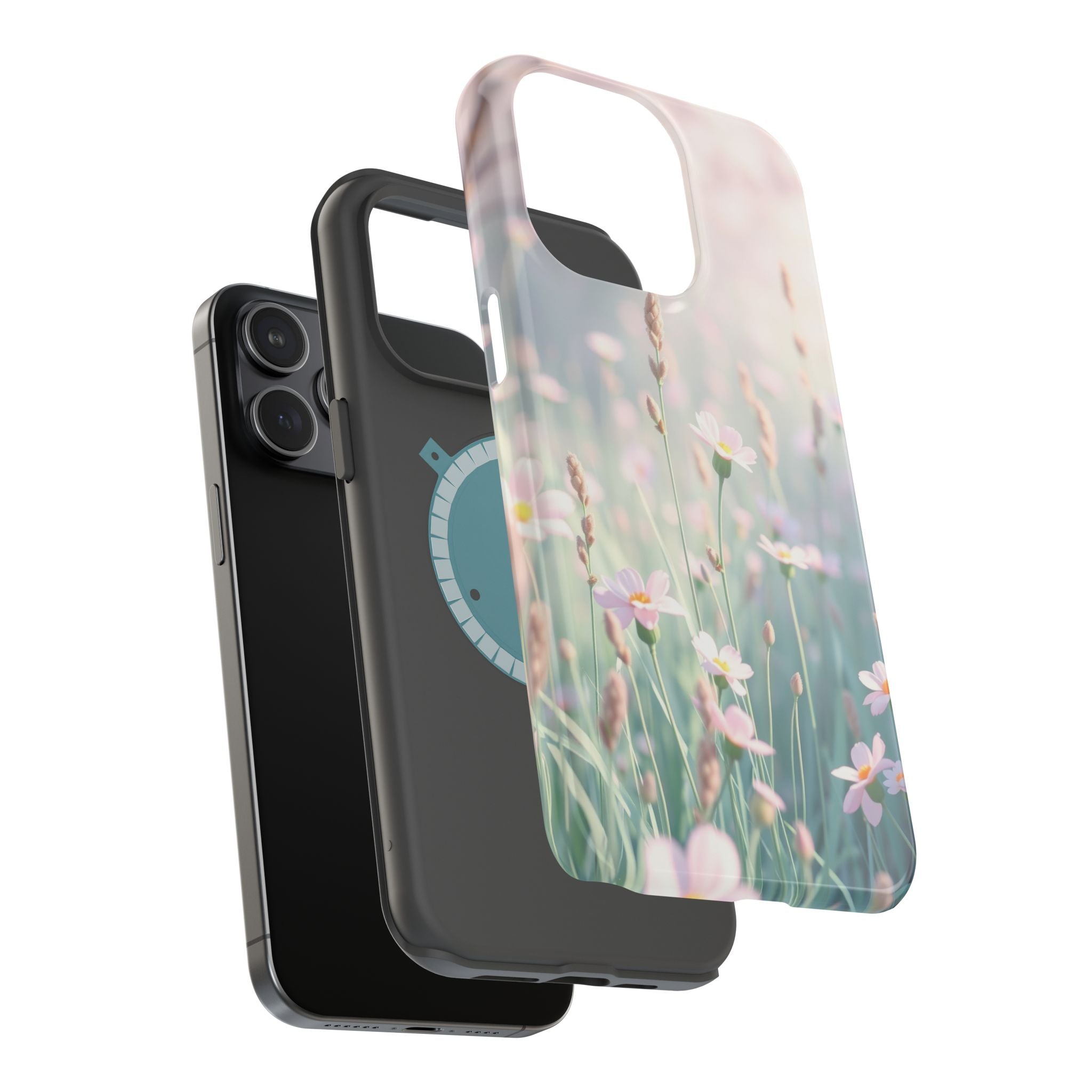 iPhone Spring Meadow Pastel Kawaii Bold Modern Everyday Snap Case · iPhone Case
