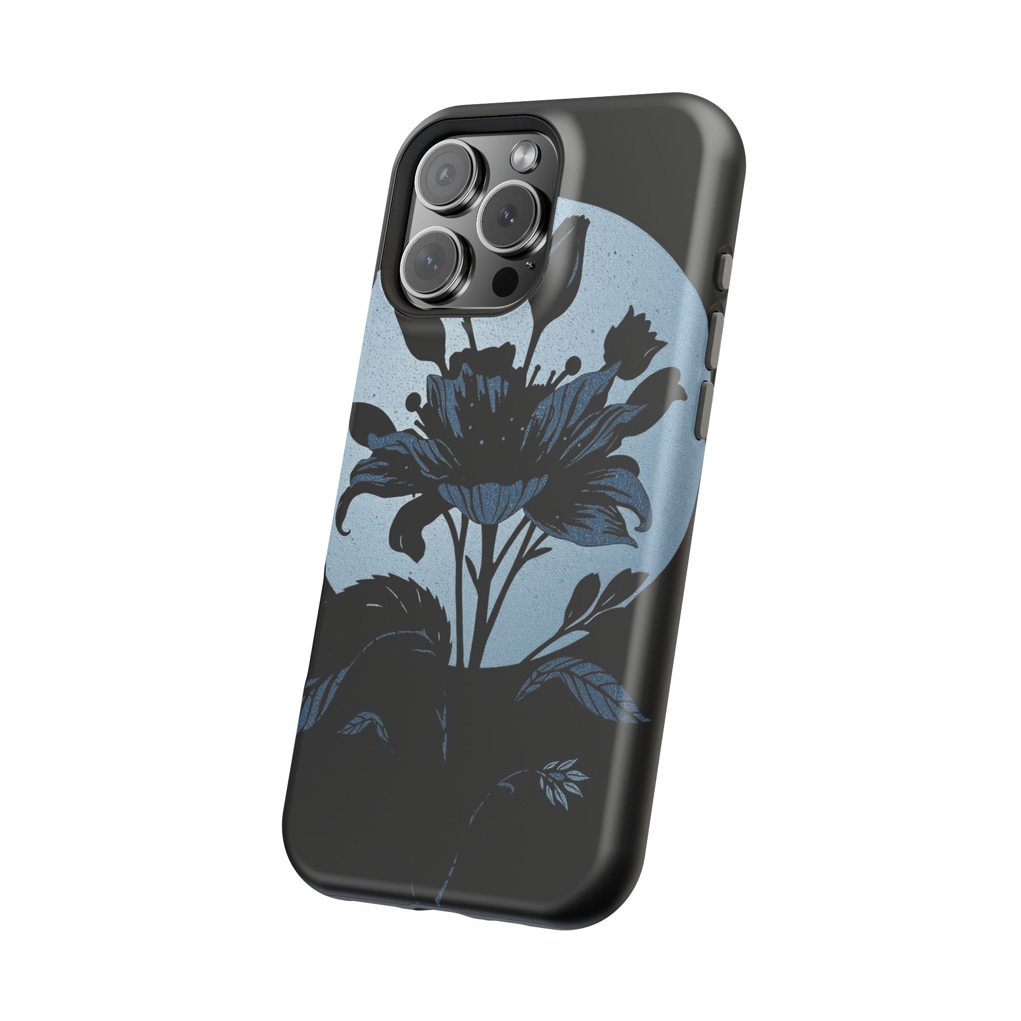 iPhone Radiant Floral Silhouette Design Slim Everyday Designer Case · iPhone Cas