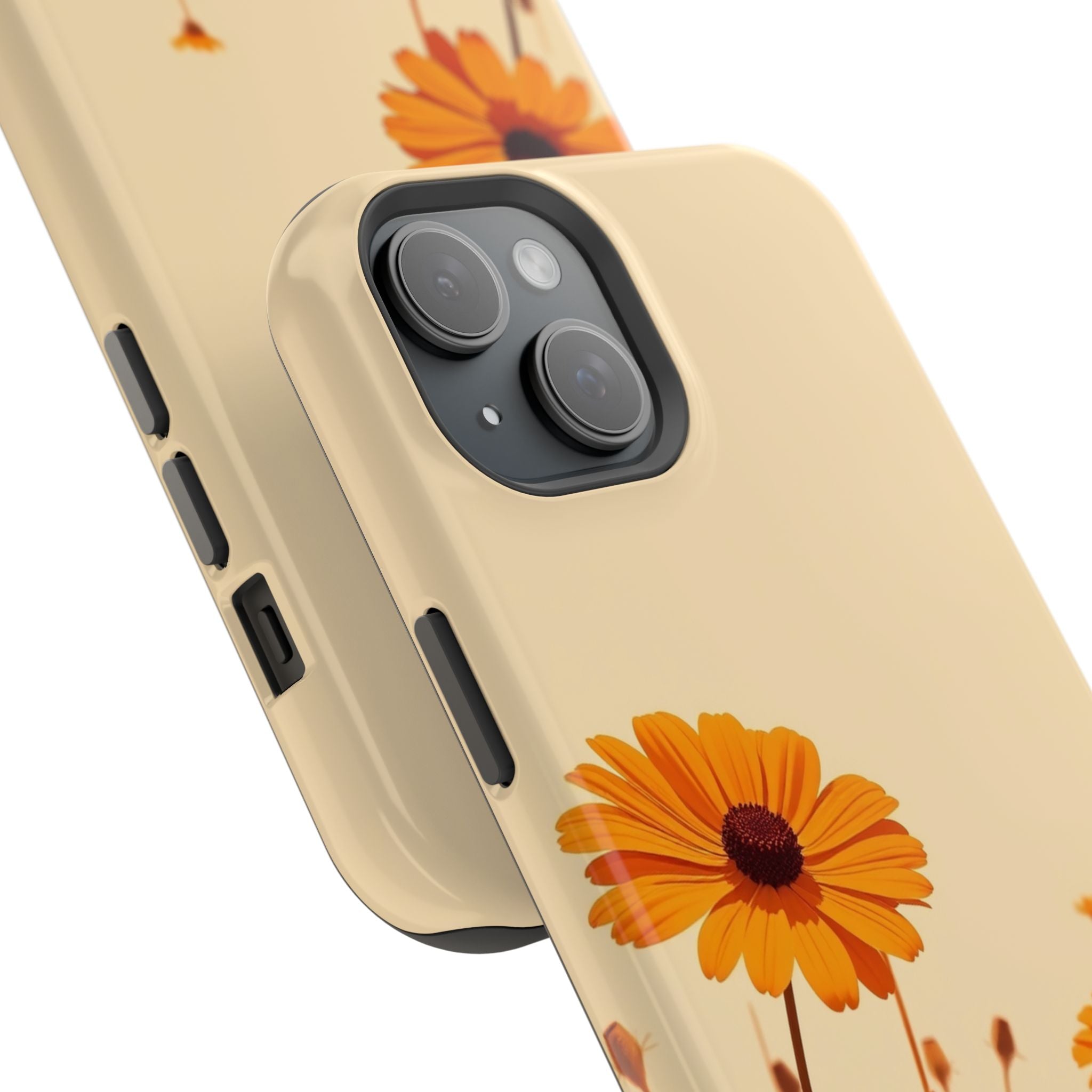 iPhone Wildflower Field Minimalist Line Art Slim Everyday Designer Case · iPhone