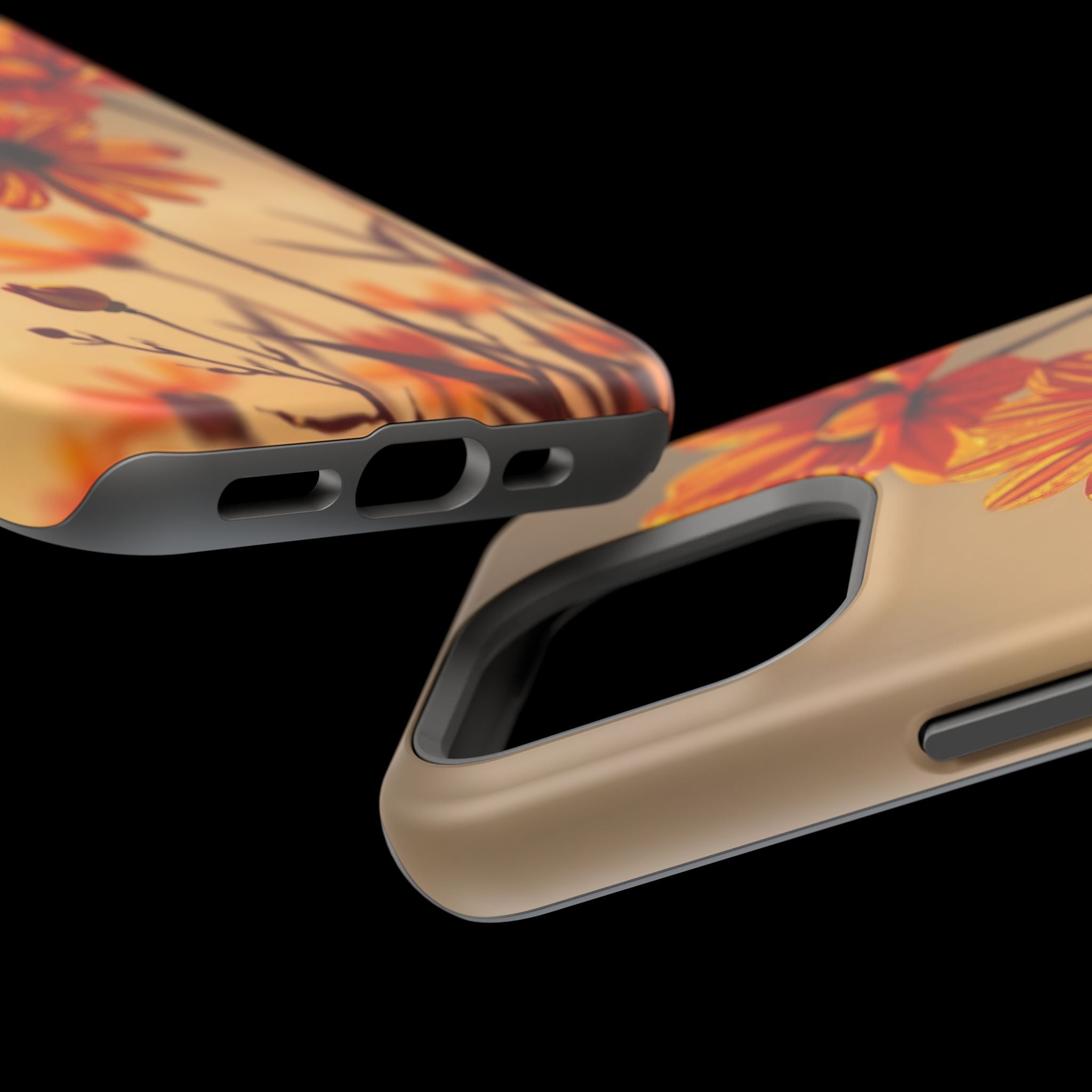 iPhone Floral Dark Academia Dreamy Design Slim Snap Case · iPhone Case