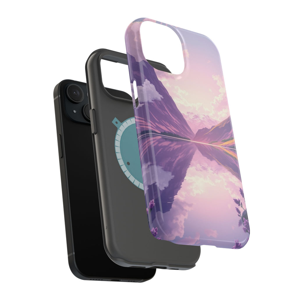 iPhone Lavender And Pearl Fjord Reflection Slim iPhone Everyday · iPhone Case