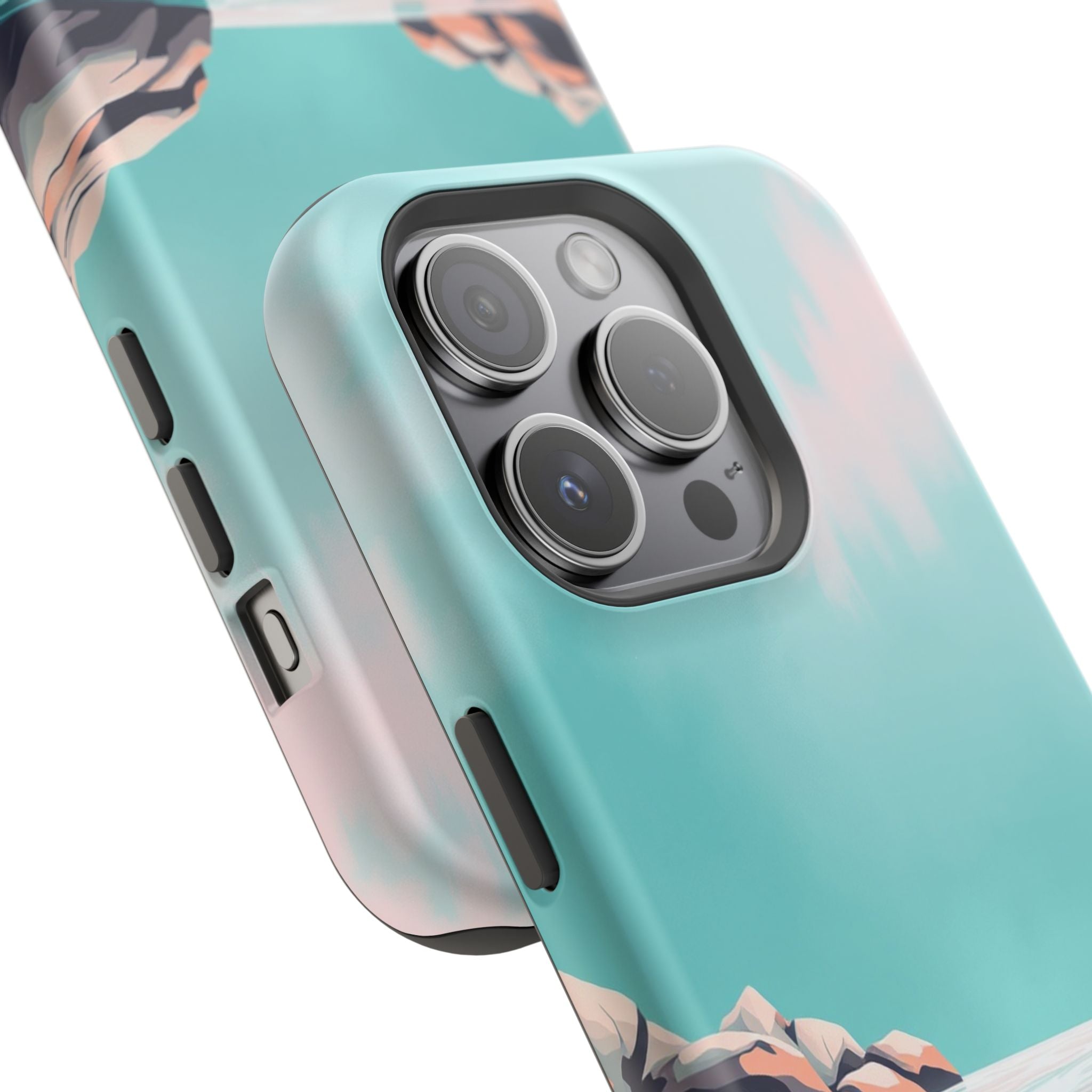 iPhone Vibrant Tidal Pool Design Bold Modern Everyday Snap Case · iPhone Case