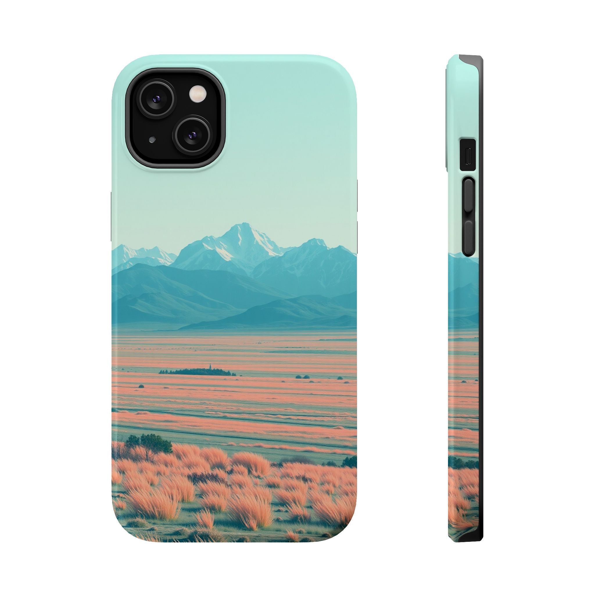 iPhone Tundra Expanse Risograph Print Slim Everyday Designer Case · iPhone Case