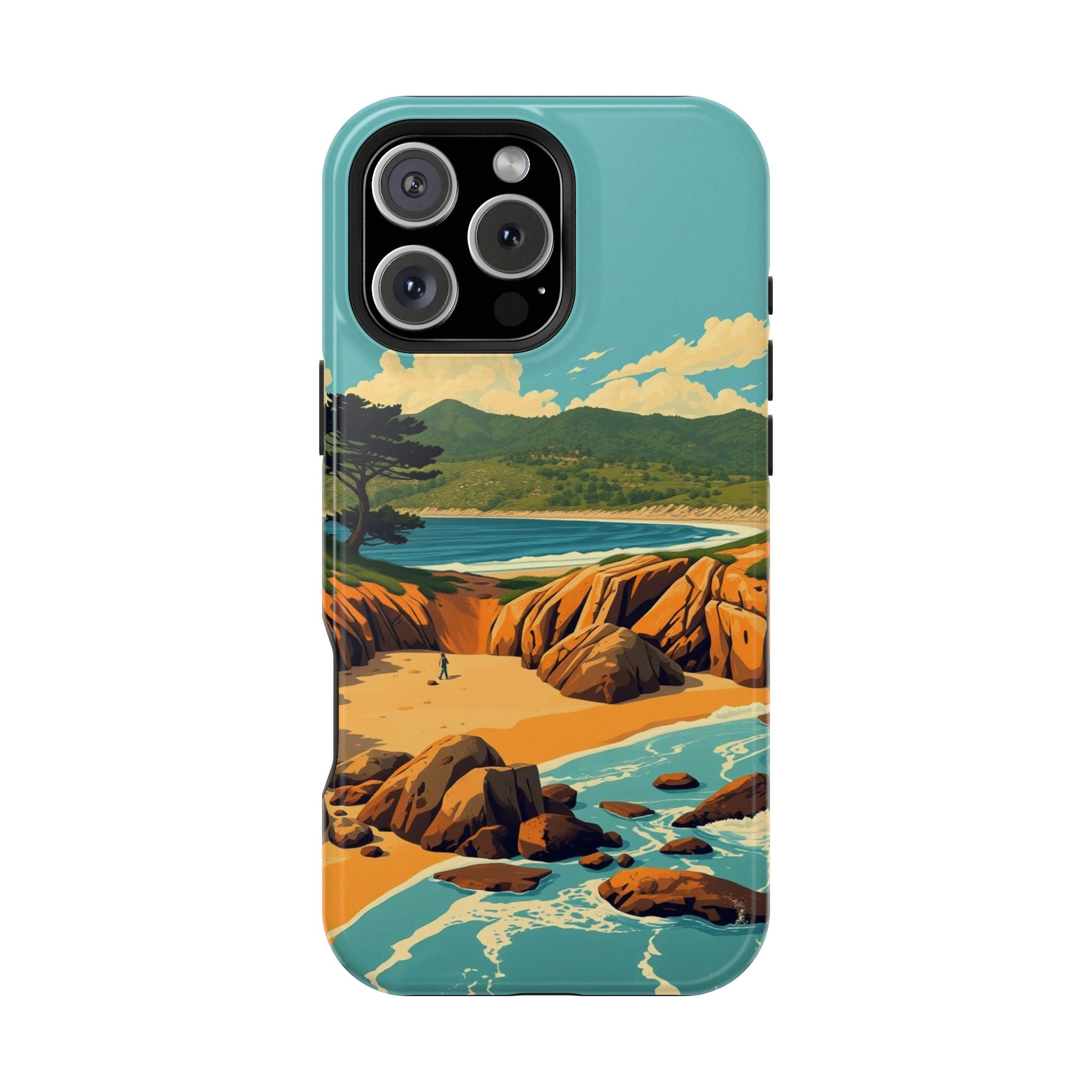 iPhone Pebble Beach Vintage Retro Poster Slim Everyday iPhone Designer · iPhone