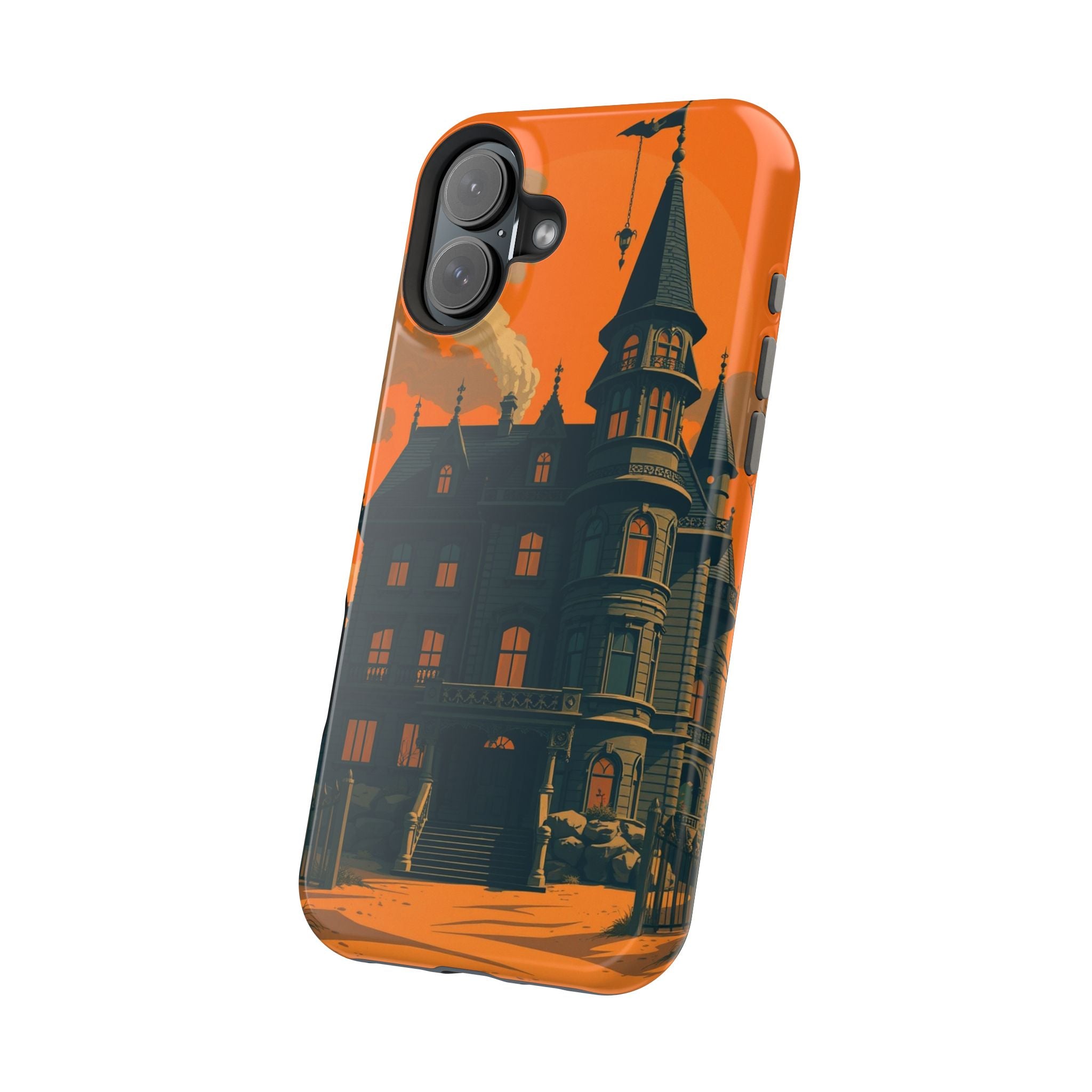 iPhone Vibrant Haunted Mansion Design Slim Everyday Designer Case · iPhone Case
