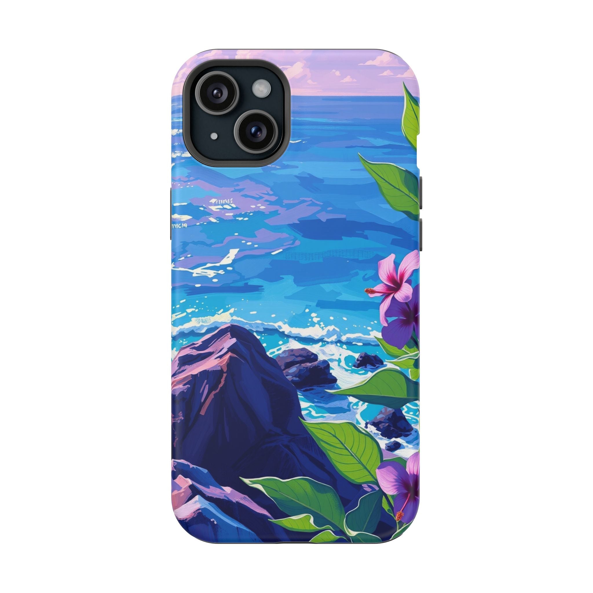 iPhone Hibiscus Coast Enchanted Art Slim Everyday Designer Case · iPhone Case