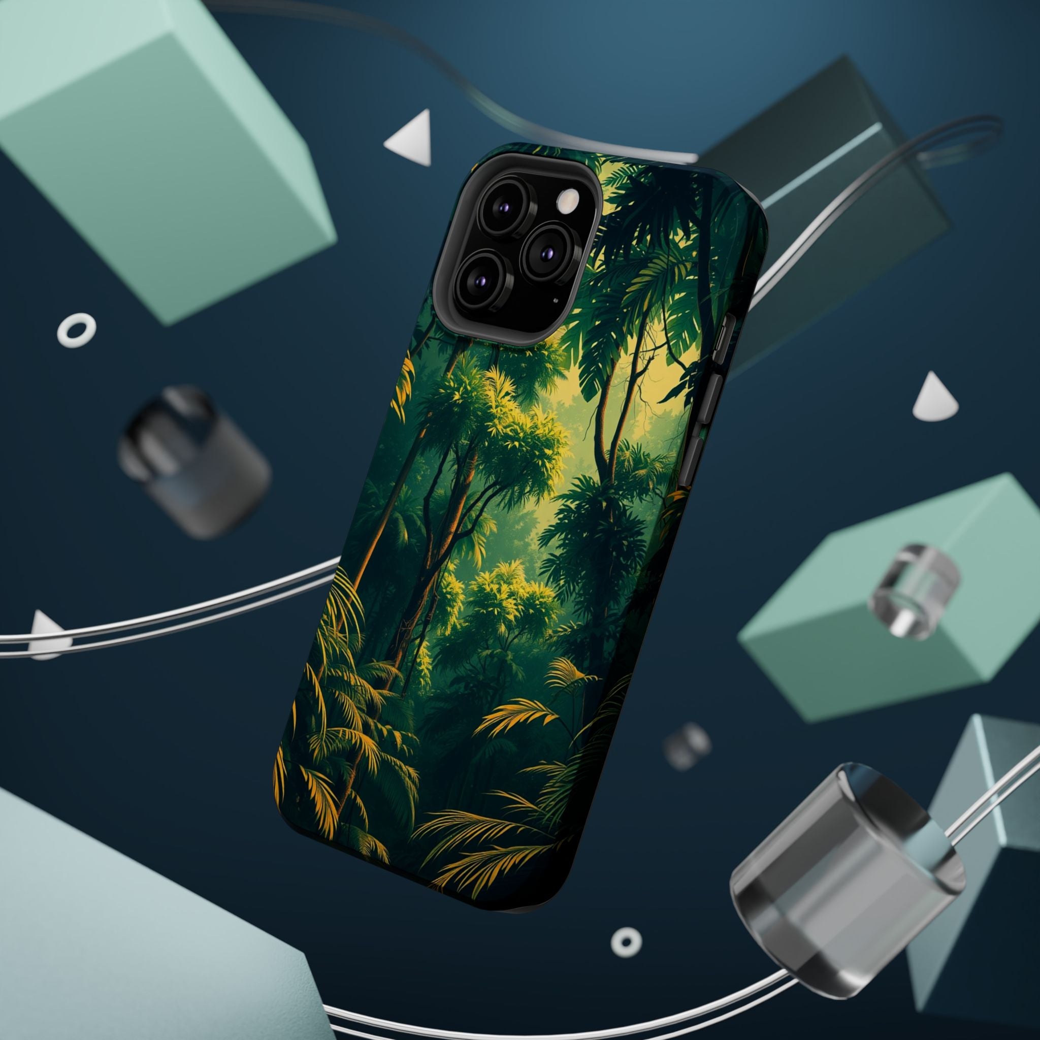 iPhone Rainforest Canopy Vintage Retro Poster Slim iPhone Everyday · iPhone Case