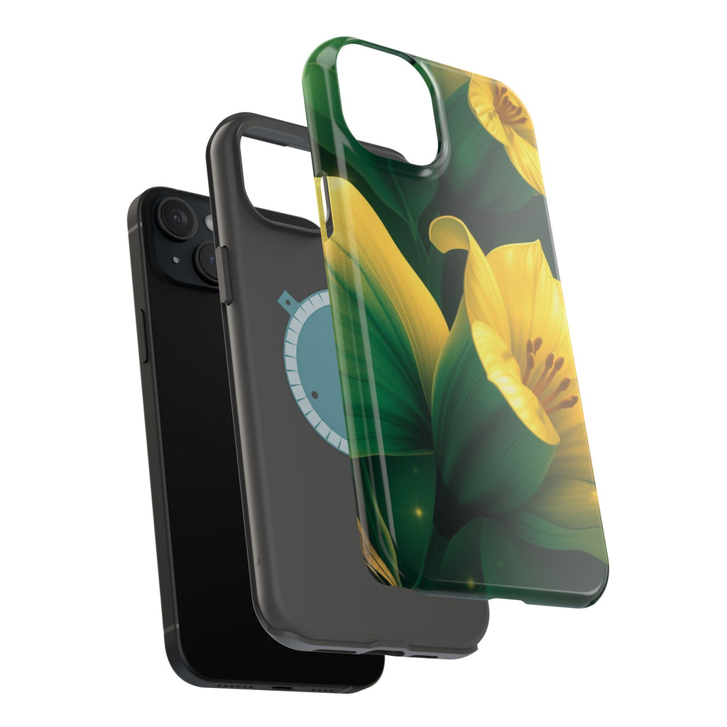 iPhone Night Bloomer Gold Foil Luxury Slim Everyday Designer Case · iPhone Case