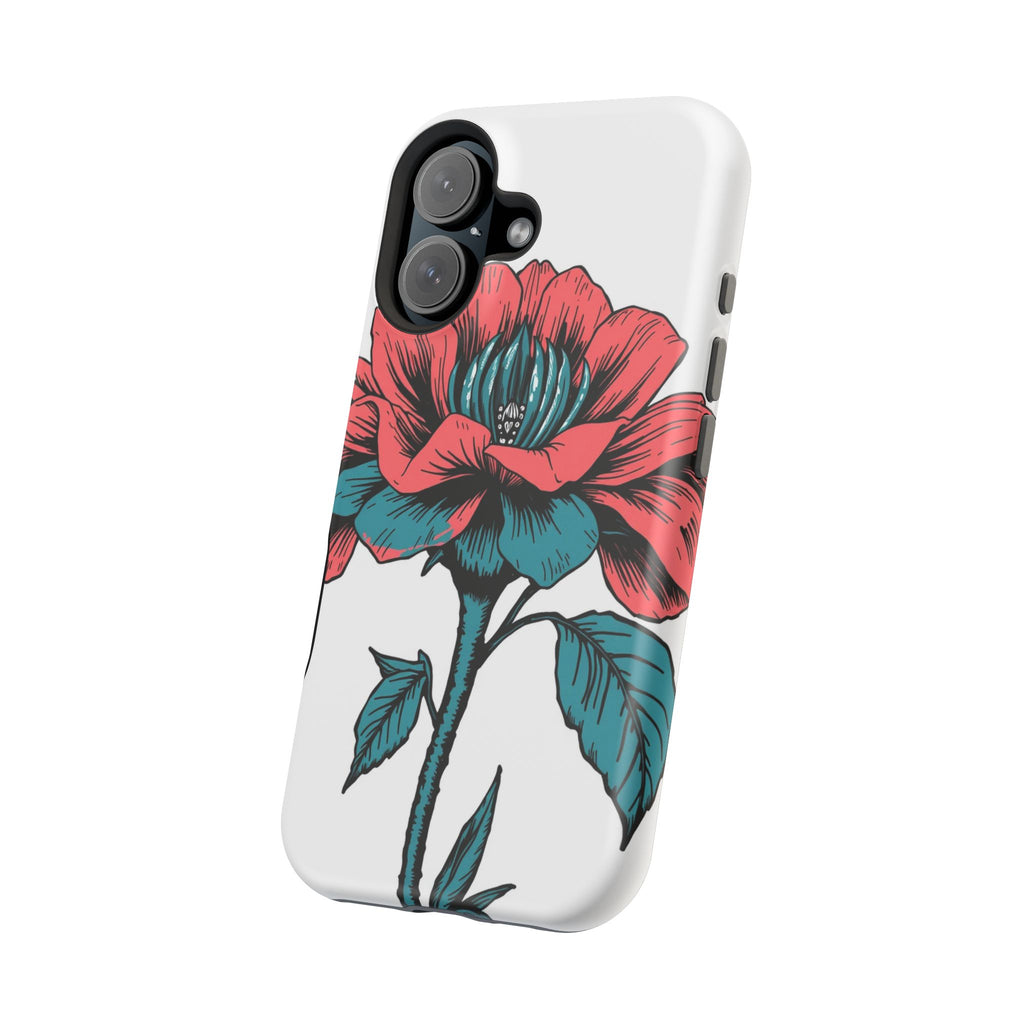 iPhone Garden Party Bloom Dark Gothic Ink Slim Snap Case · iPhone Case