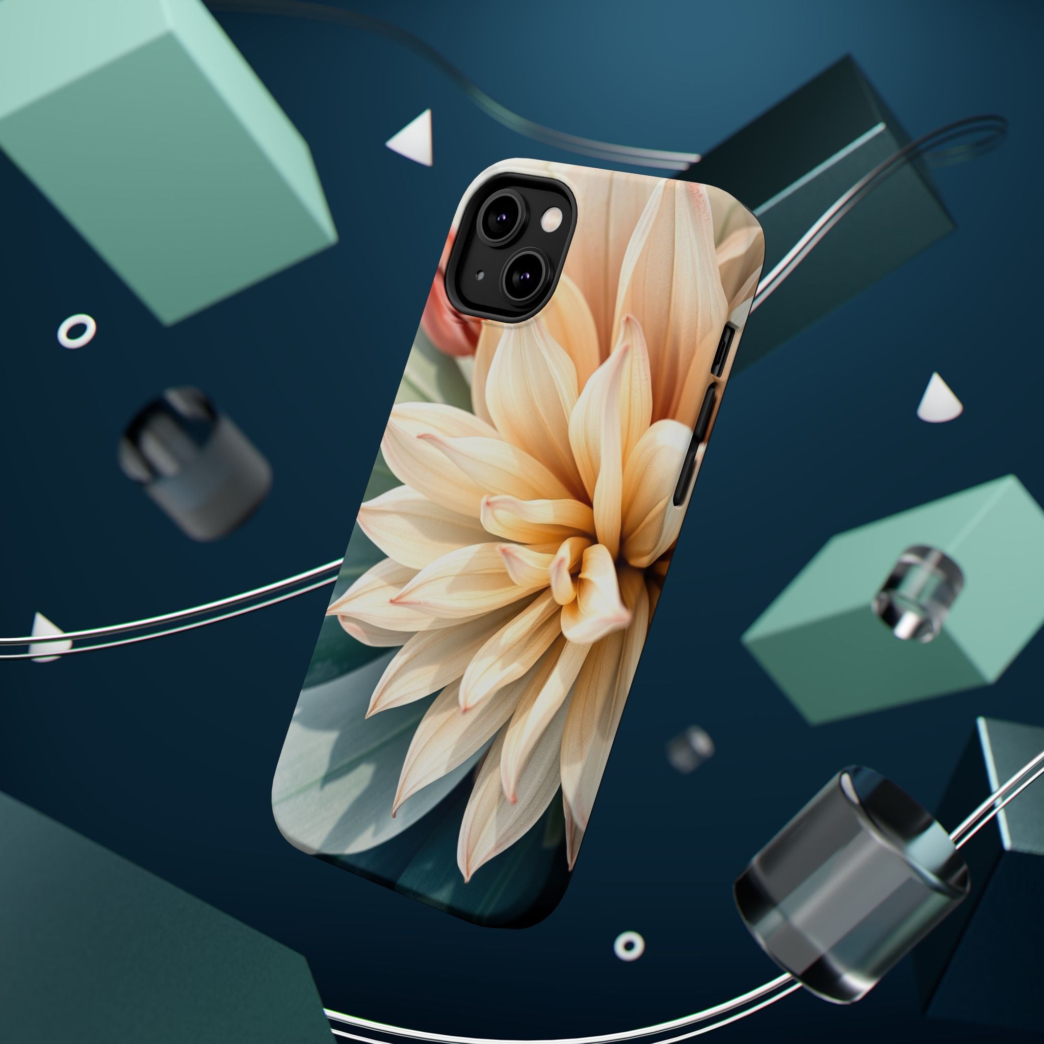 iPhone Neon Floral Radiant Design Clean Minimal Snap Case · iPhone Case