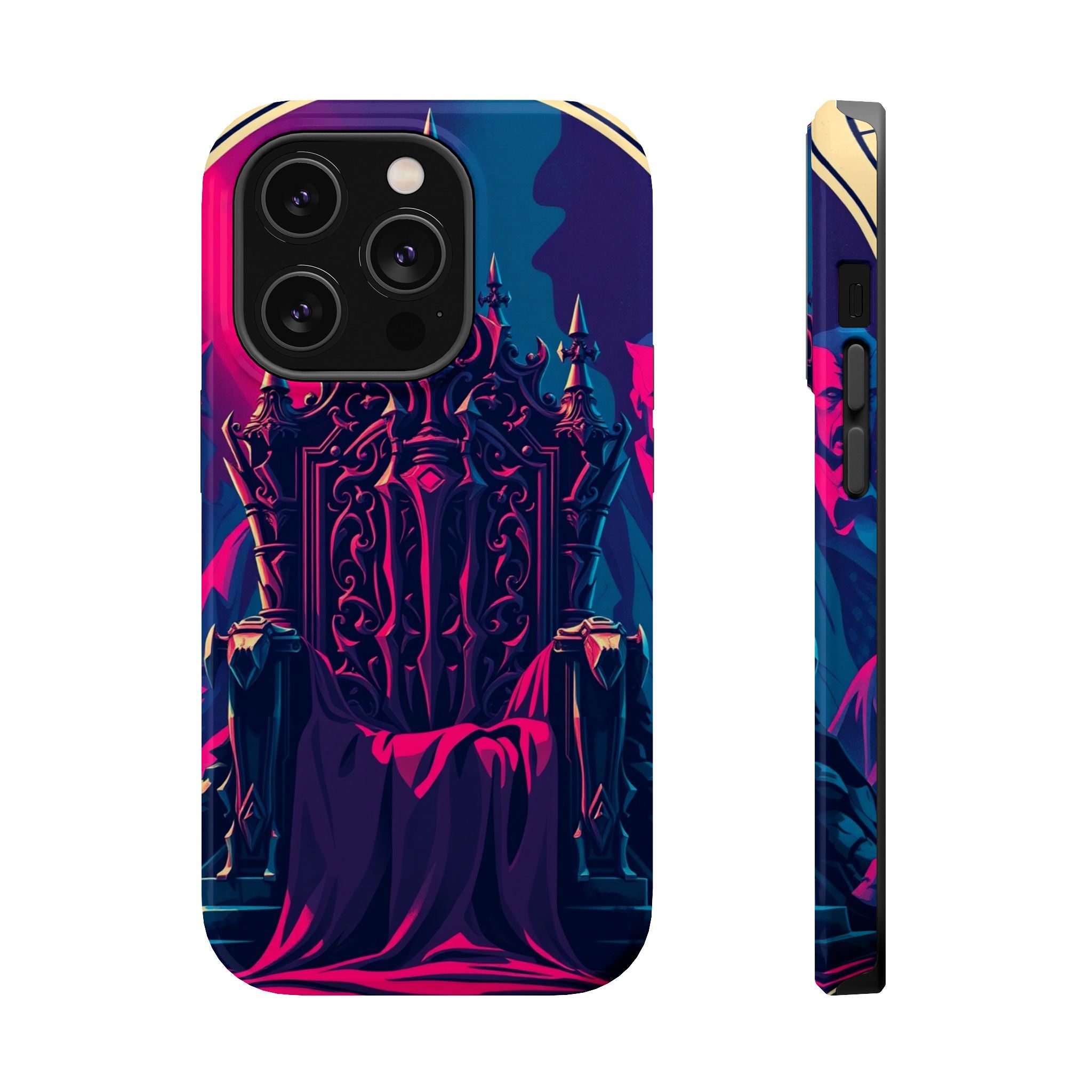 iPhone Lich King Throne Vintage Retro Poster Slim Everyday Designer Case · iPhon