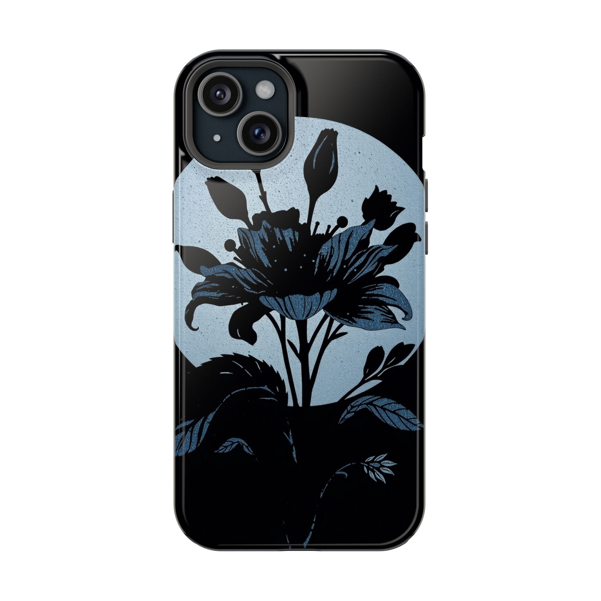 iPhone Radiant Floral Silhouette Design Slim Everyday Designer Case · iPhone Cas