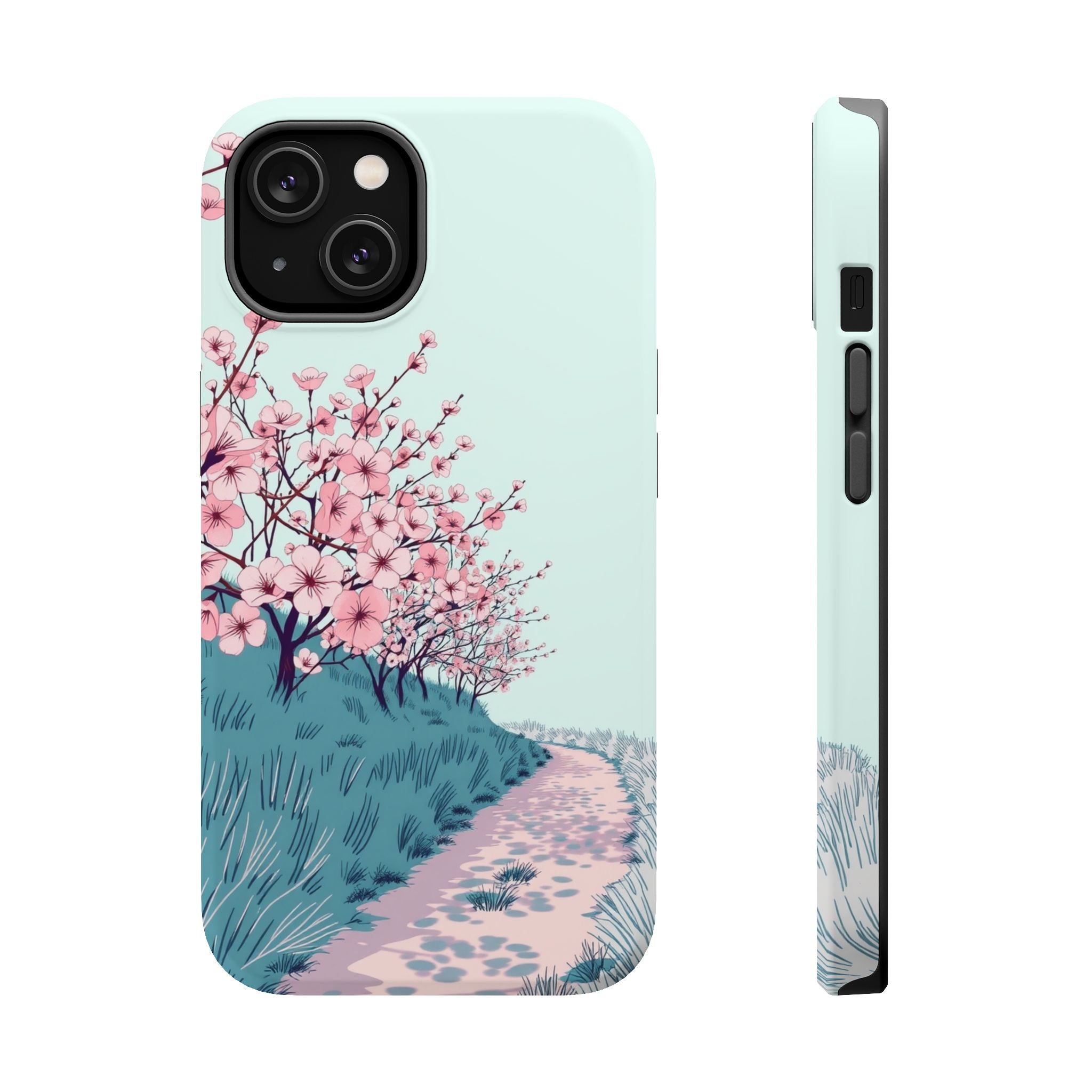 iPhone Radiant Blossom Trail Design Slim Everyday Designer Case · iPhone Case