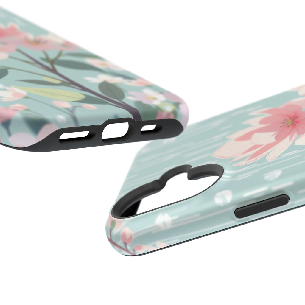 iPhone Mint And Blush Spring Shower Bloom Slim iPhone Everyday Designer · iPhone