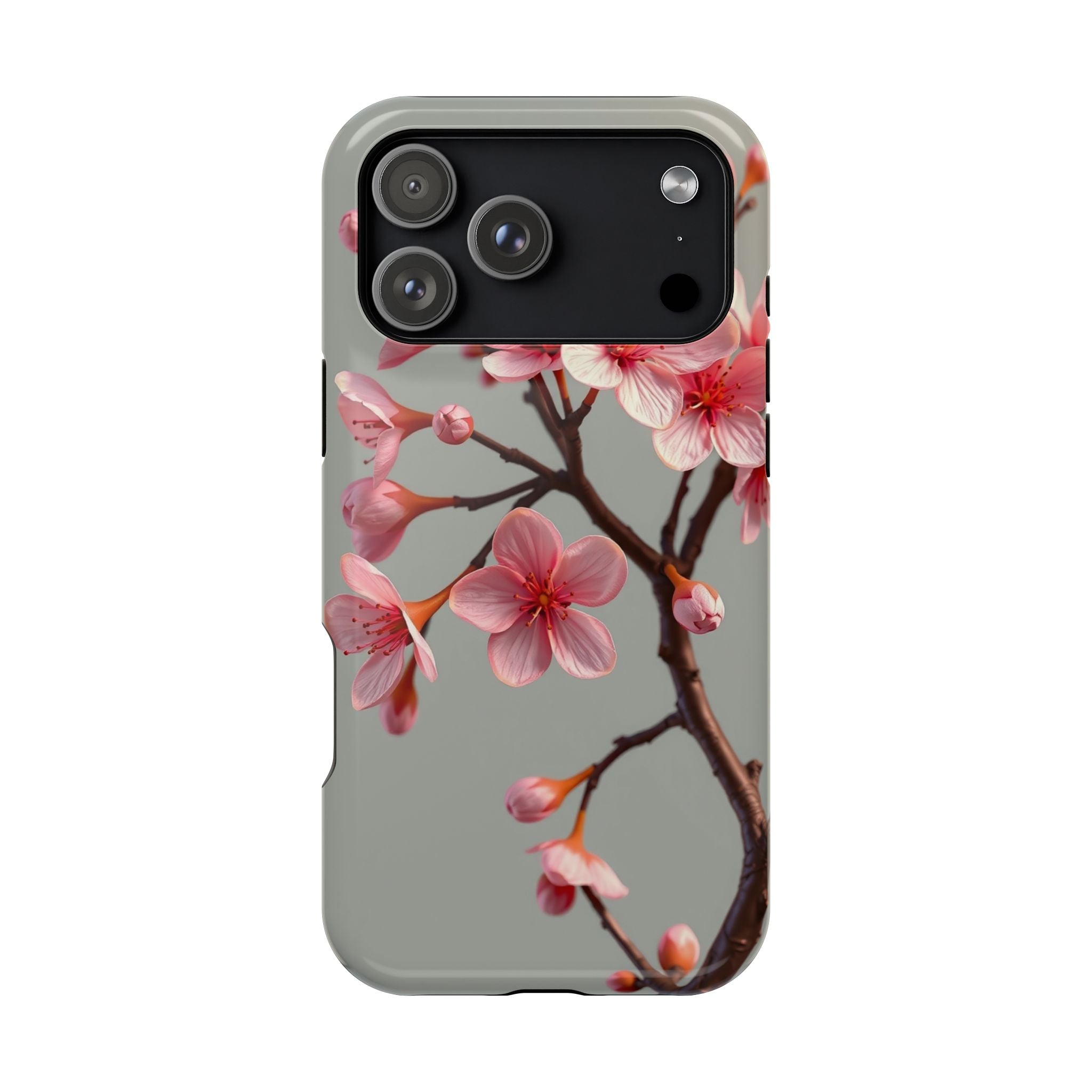 iPhone Mustard And Rust Cherry Blossom Slim Everyday Designer Case · iPhone Case