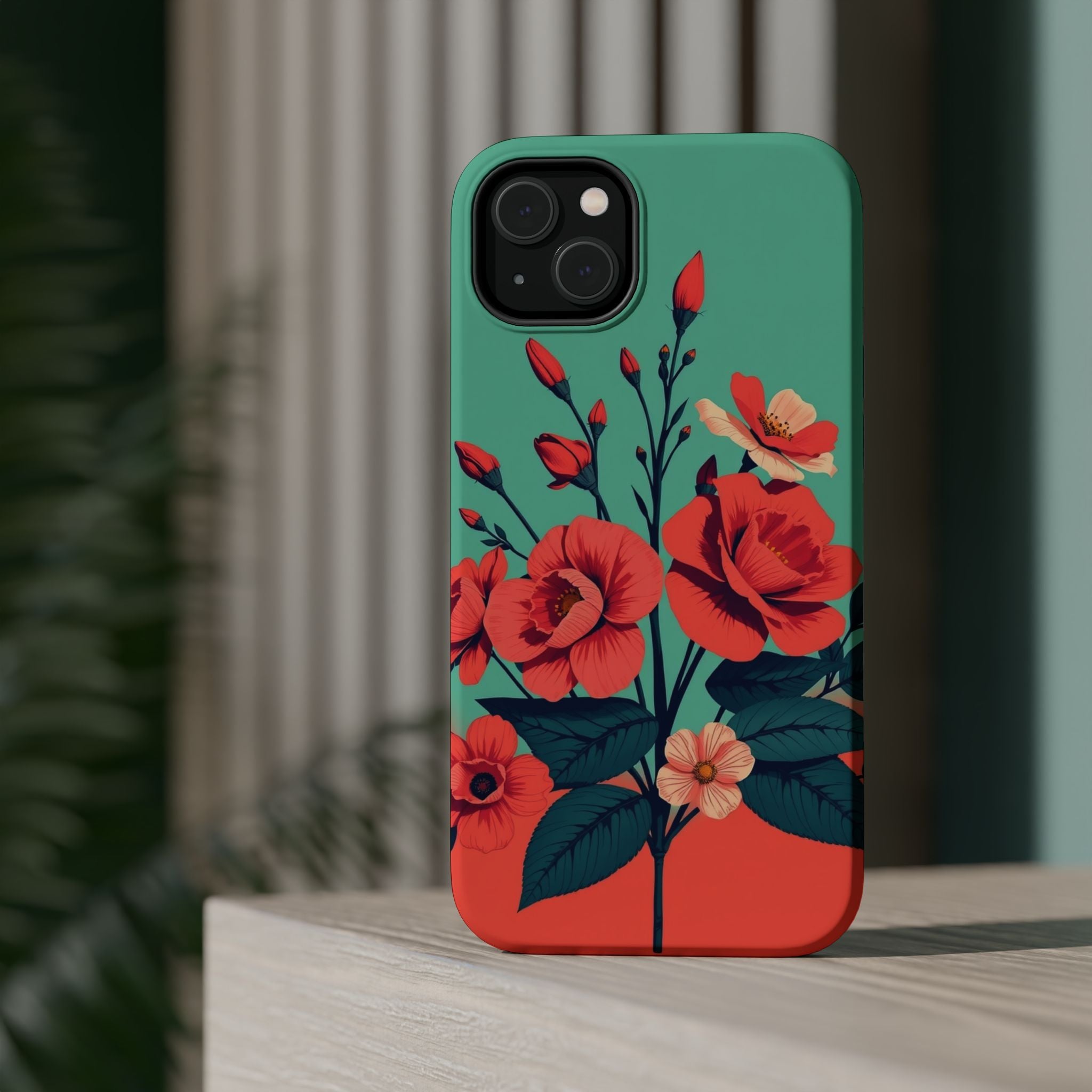 iPhone Pin-up Floral Cinematic Art Bold Modern Everyday Snap Case · iPhone Case