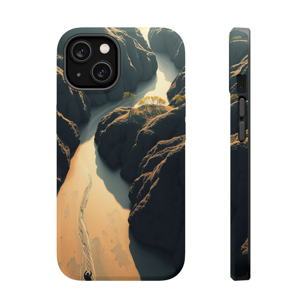 iPhone River Delta Aerial Bold Art Bold Modern Everyday Snap Case · iPhone Case
