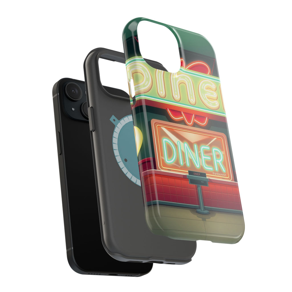 iPhone Neon Diner Sign Mystic Art Bold Modern Everyday Snap Case · iPhone Case