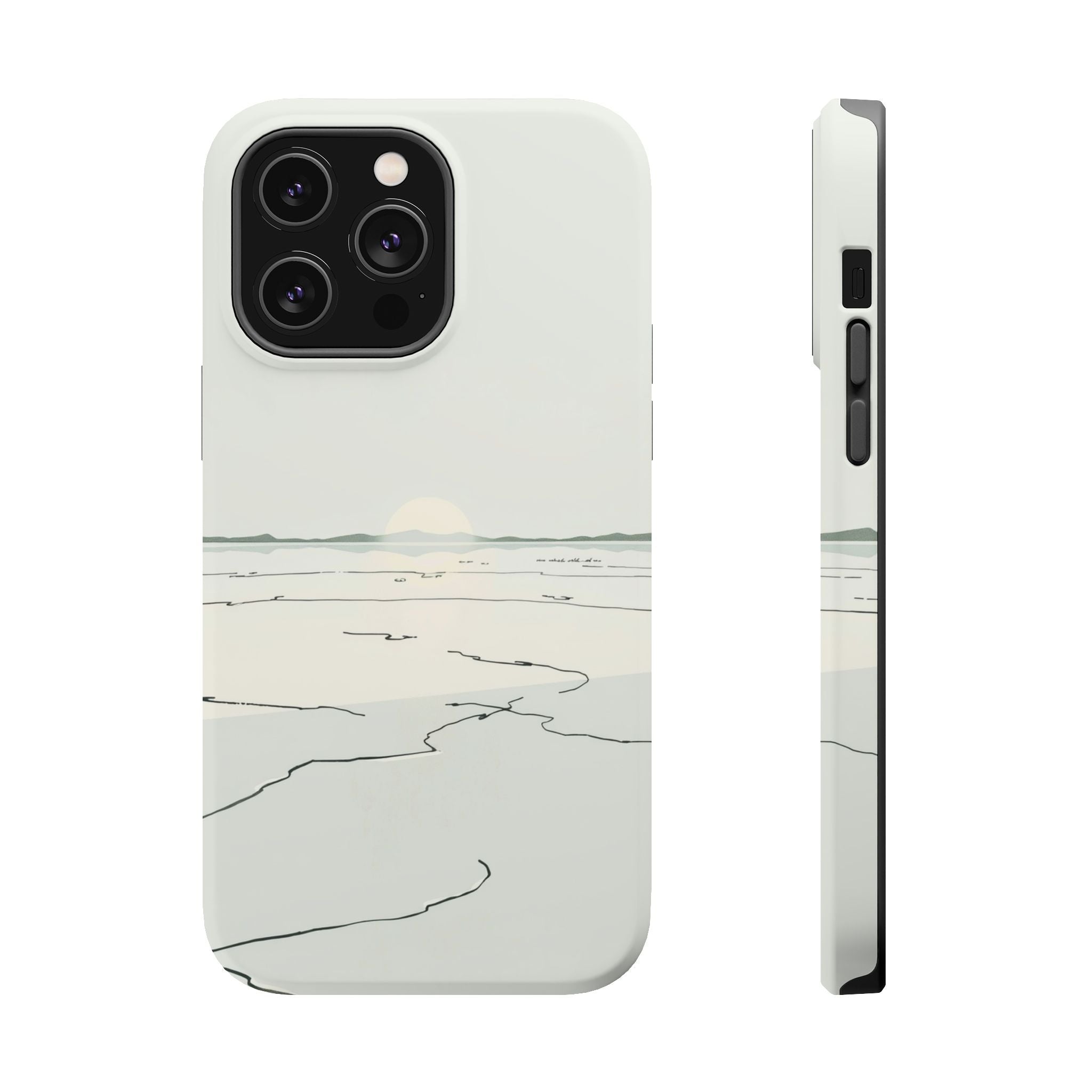 iPhone Dreamy Salt Flat Mirror Design Slim Everyday Designer Case · iPhone Case