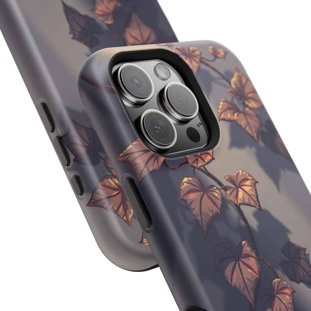 iPhone Charcoal And Copper Art Nouveau Vine Soft iPhone 13 Finish · iPhone Case