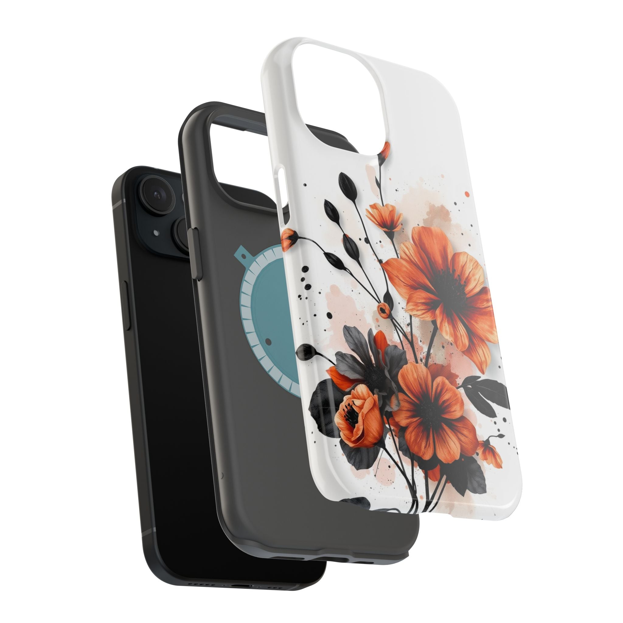 iPhone Floral Watercolor Splash 3D Digital Slim iPhone Everyday · iPhone Case