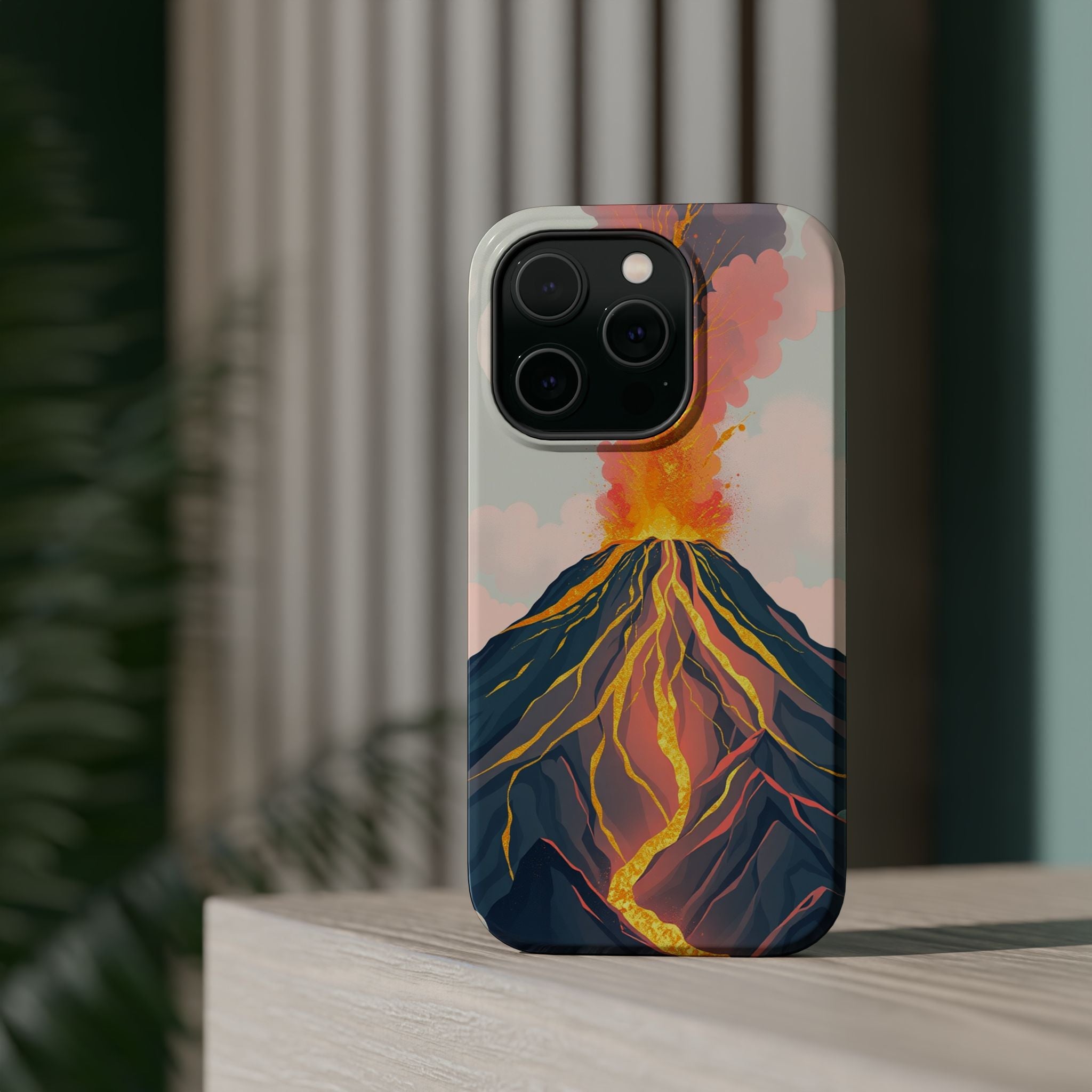 iPhone Volcanic Eruption Gold Foil Luxury Slim iPhone Everyday Designer · iPhone