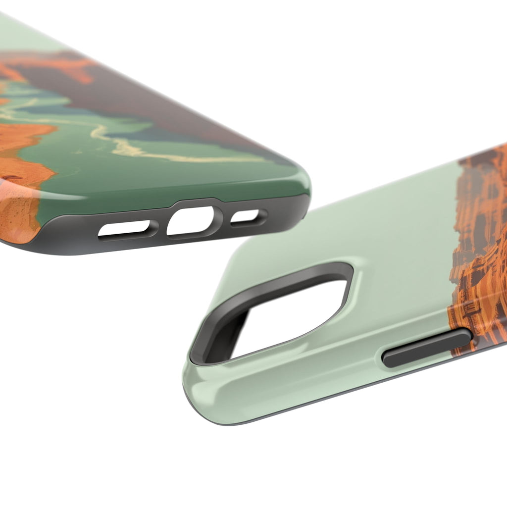 iPhone Burnt Orange And Sand River Canyon Slim iPhone Everyday Designer · iPhone