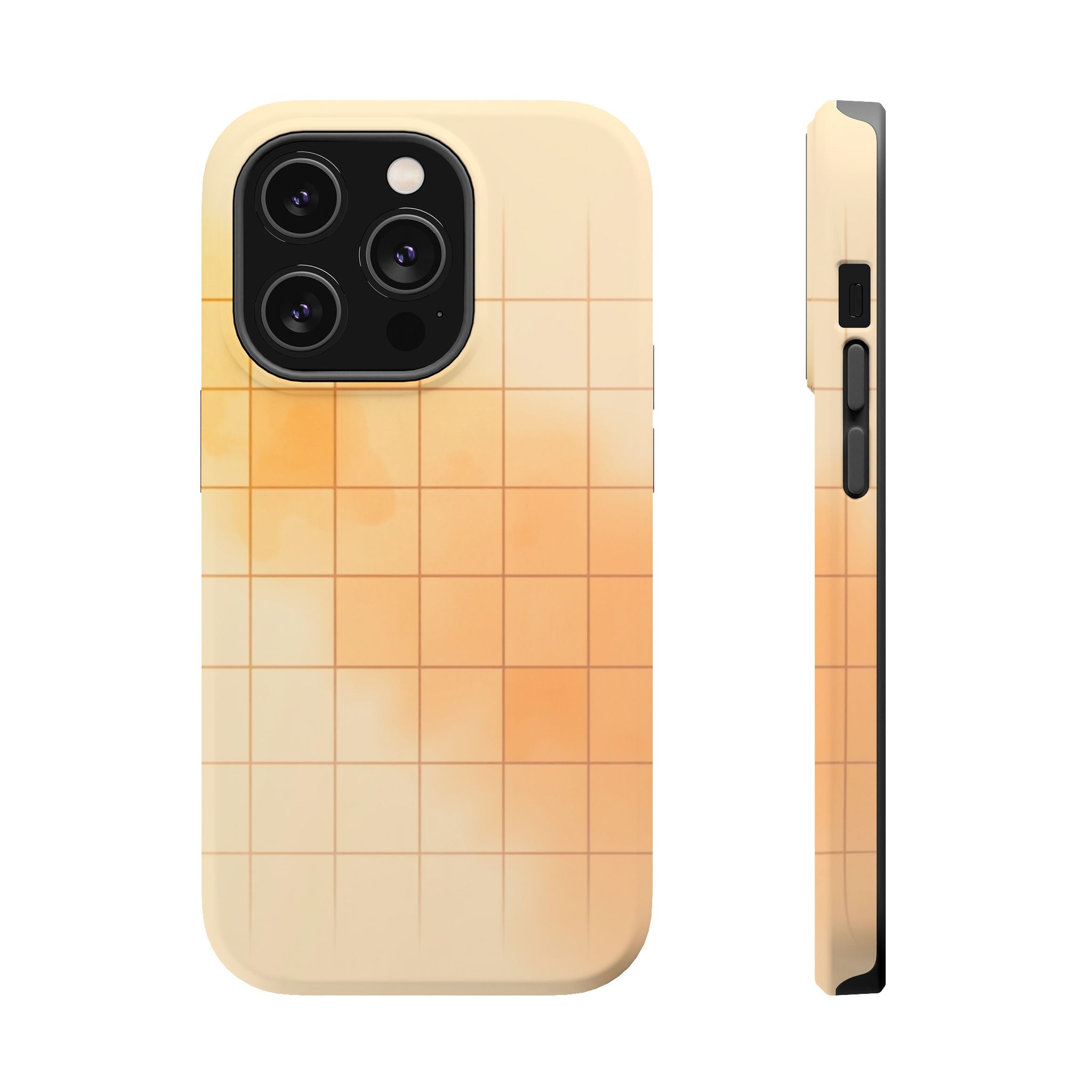 iPhone Op Art Grid Vibrant Watercolor Slim Everyday Designer Case · iPhone Case